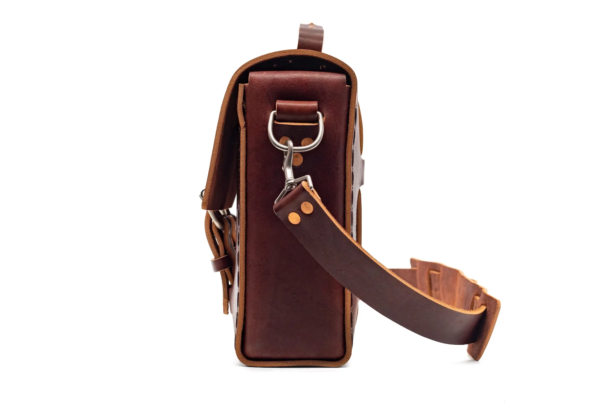 Limited Edition No. 4313 - Minimalist Standard Leather Satchel in Bay St. Brown - ONLY 1 AVAILABLE