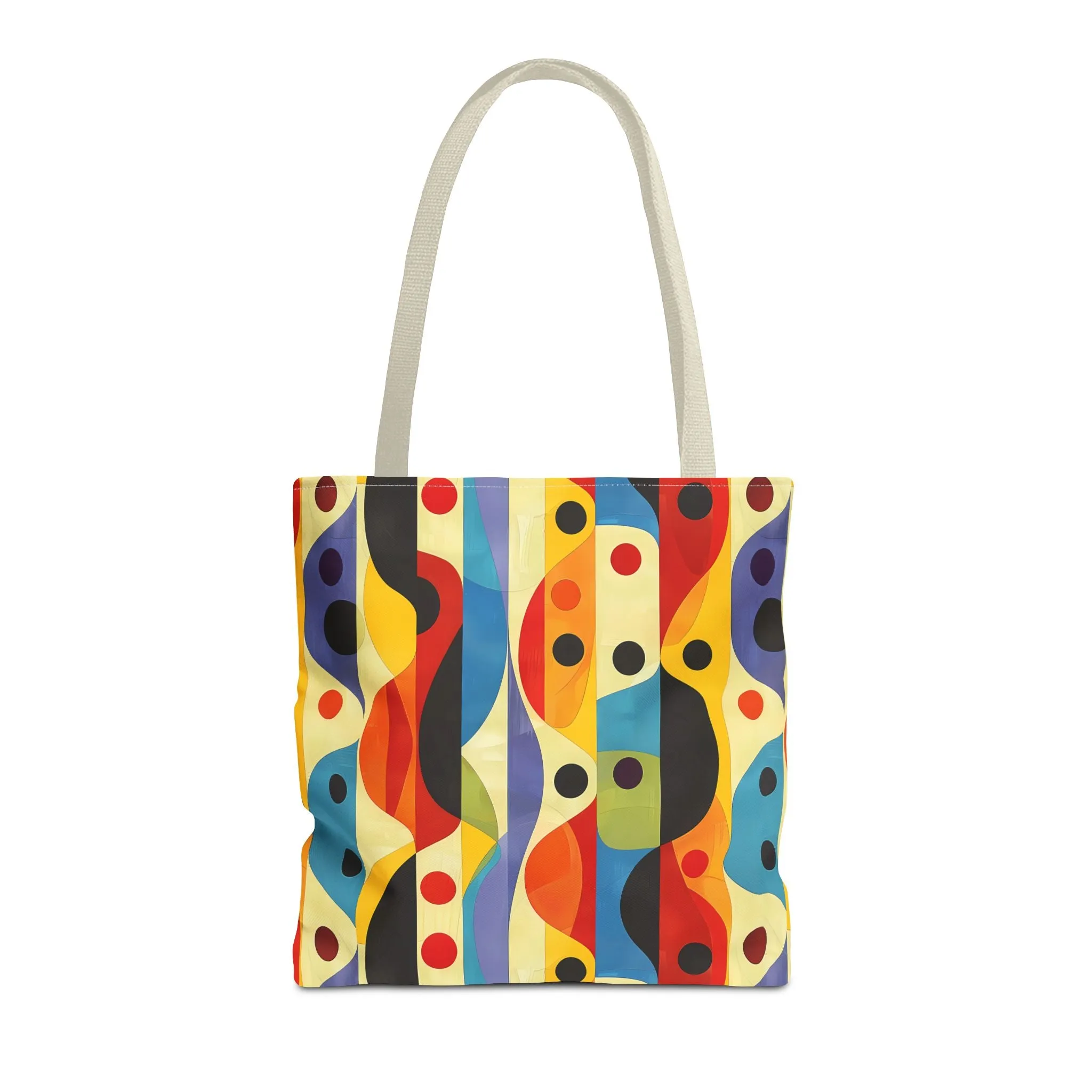Linear Color Mesa Tote Bag - Travel Boldly, Express Vibrantly! Available in 3 sizes.