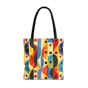 Linear Color Mesa Tote Bag - Travel Boldly, Express Vibrantly! Available in 3 sizes.