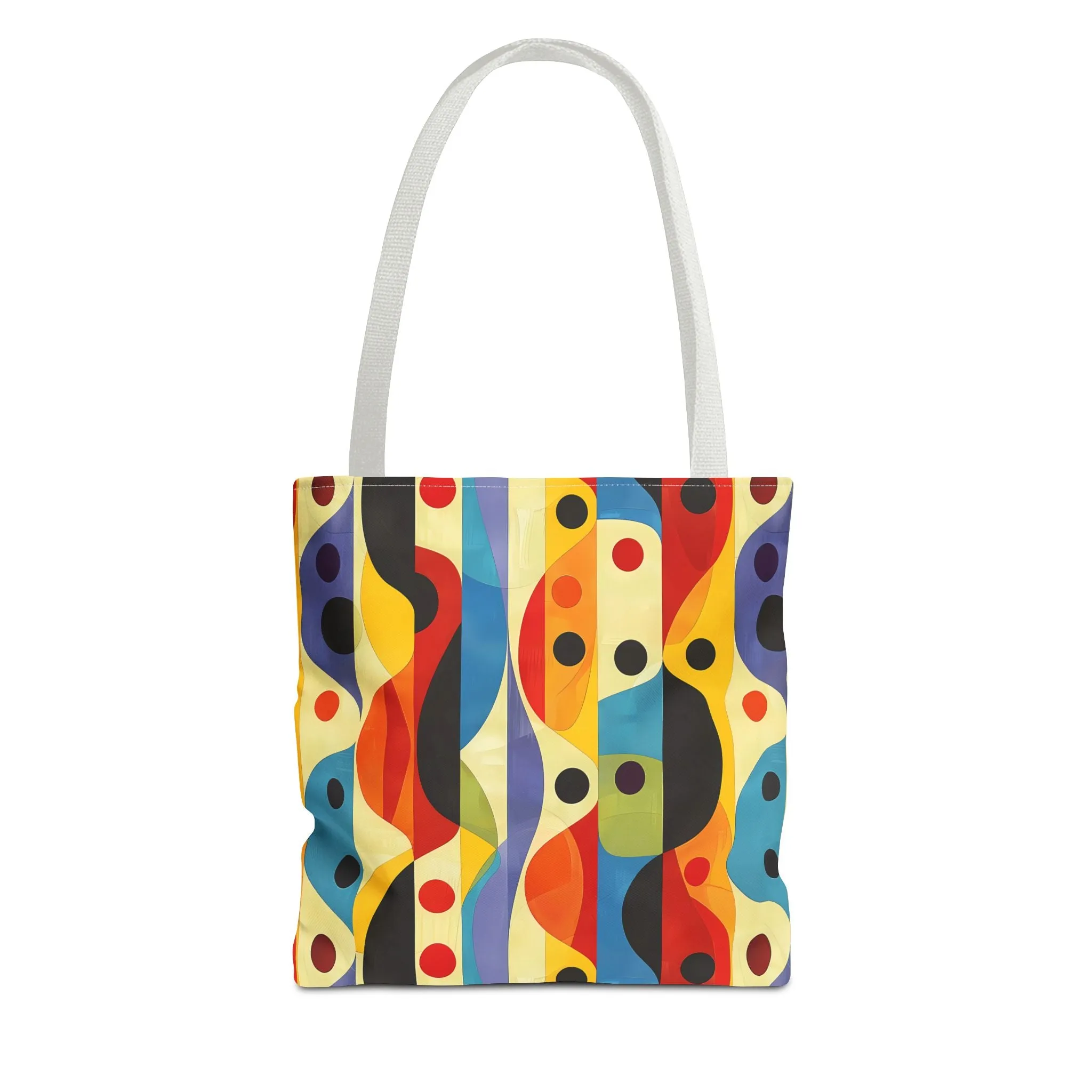 Linear Color Mesa Tote Bag - Travel Boldly, Express Vibrantly! Available in 3 sizes.