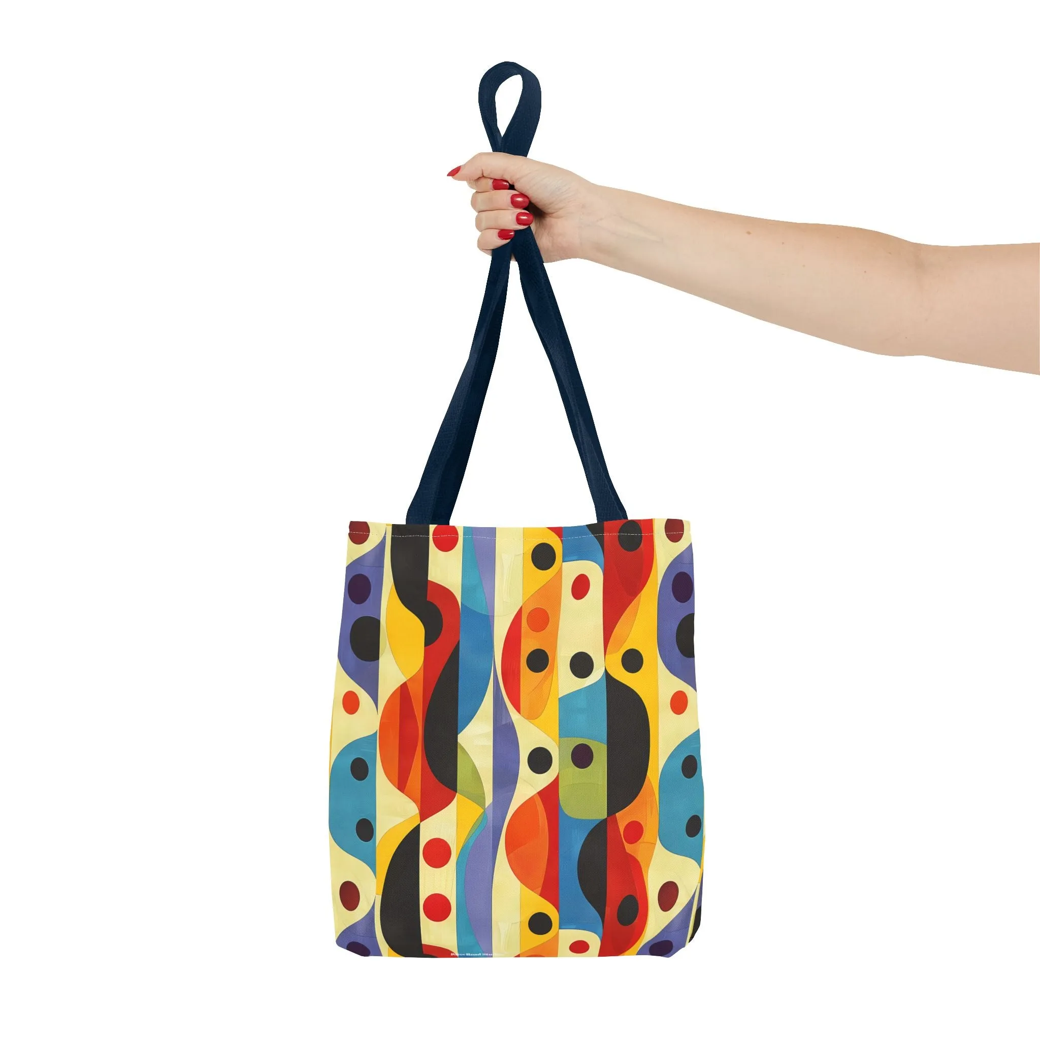 Linear Color Mesa Tote Bag - Travel Boldly, Express Vibrantly! Available in 3 sizes.