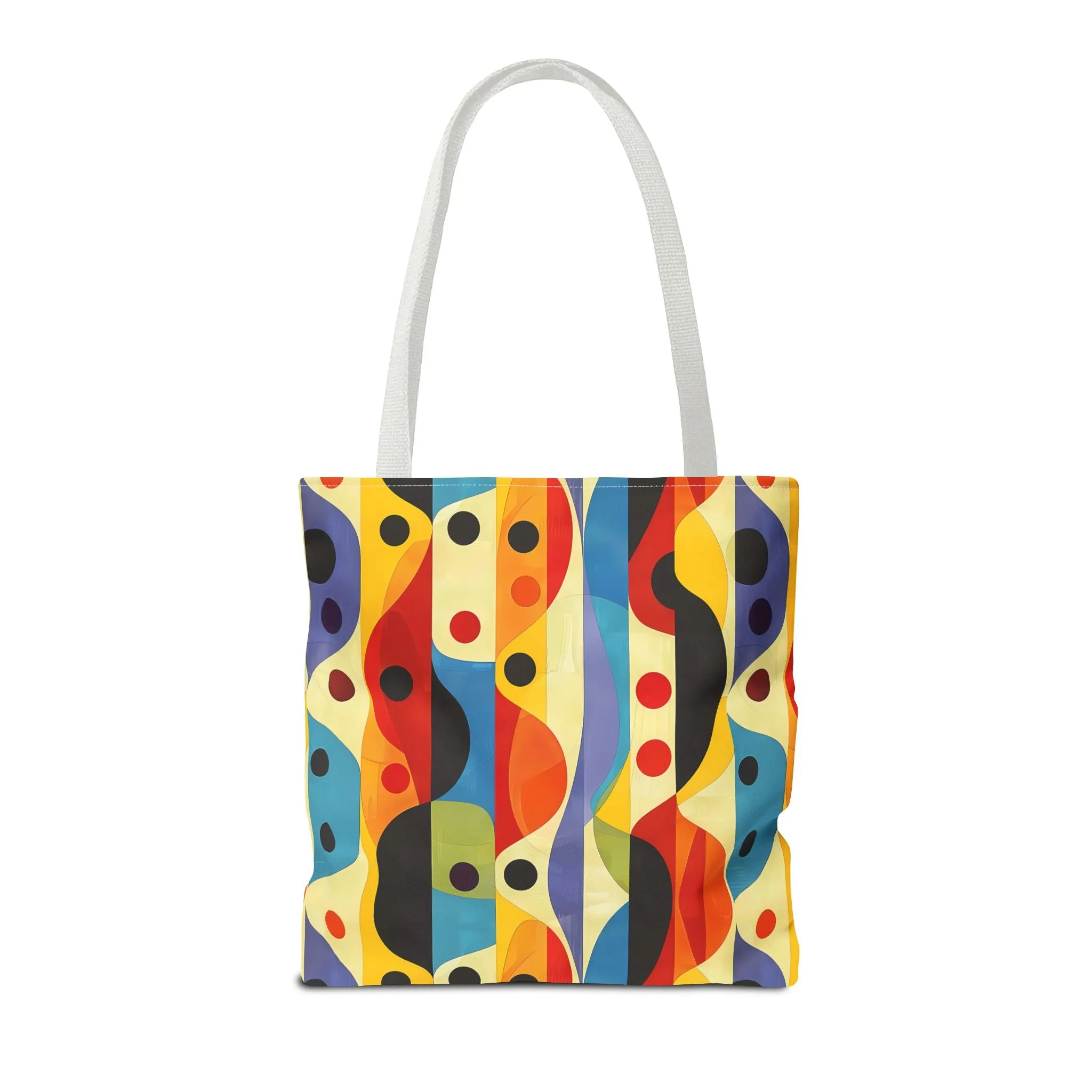 Linear Color Mesa Tote Bag - Travel Boldly, Express Vibrantly! Available in 3 sizes.