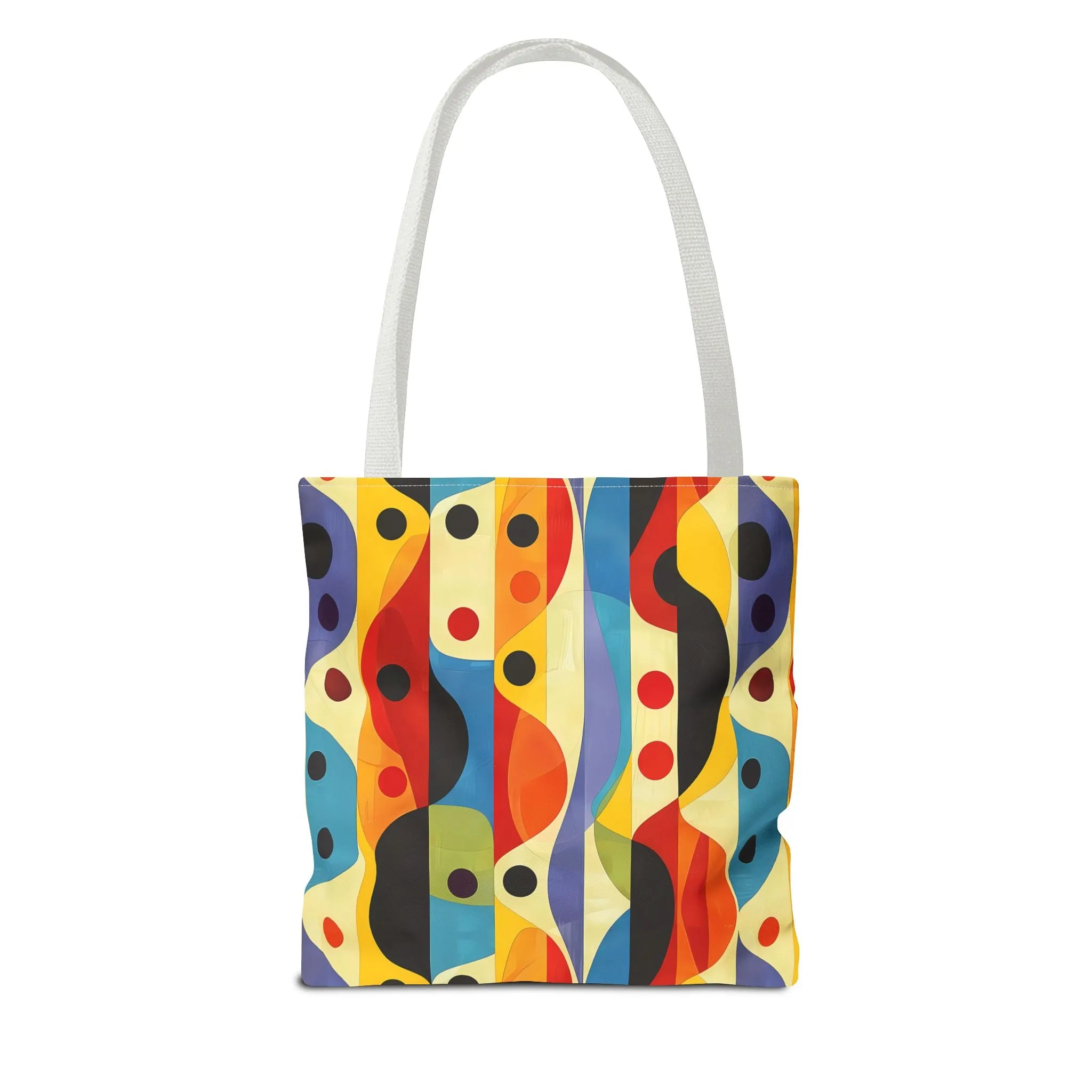 Linear Color Mesa Tote Bag - Travel Boldly, Express Vibrantly! Available in 3 sizes.
