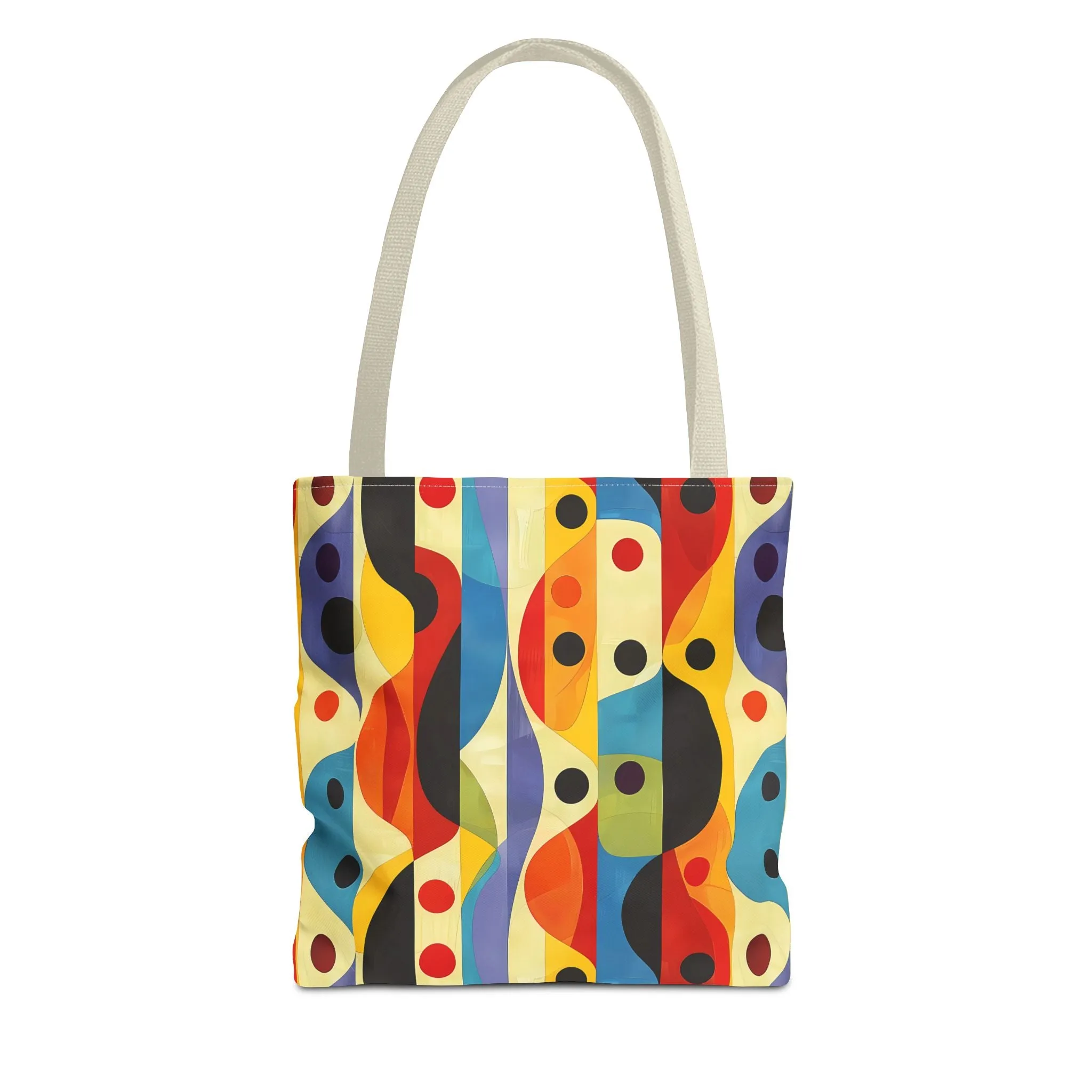 Linear Color Mesa Tote Bag - Travel Boldly, Express Vibrantly! Available in 3 sizes.