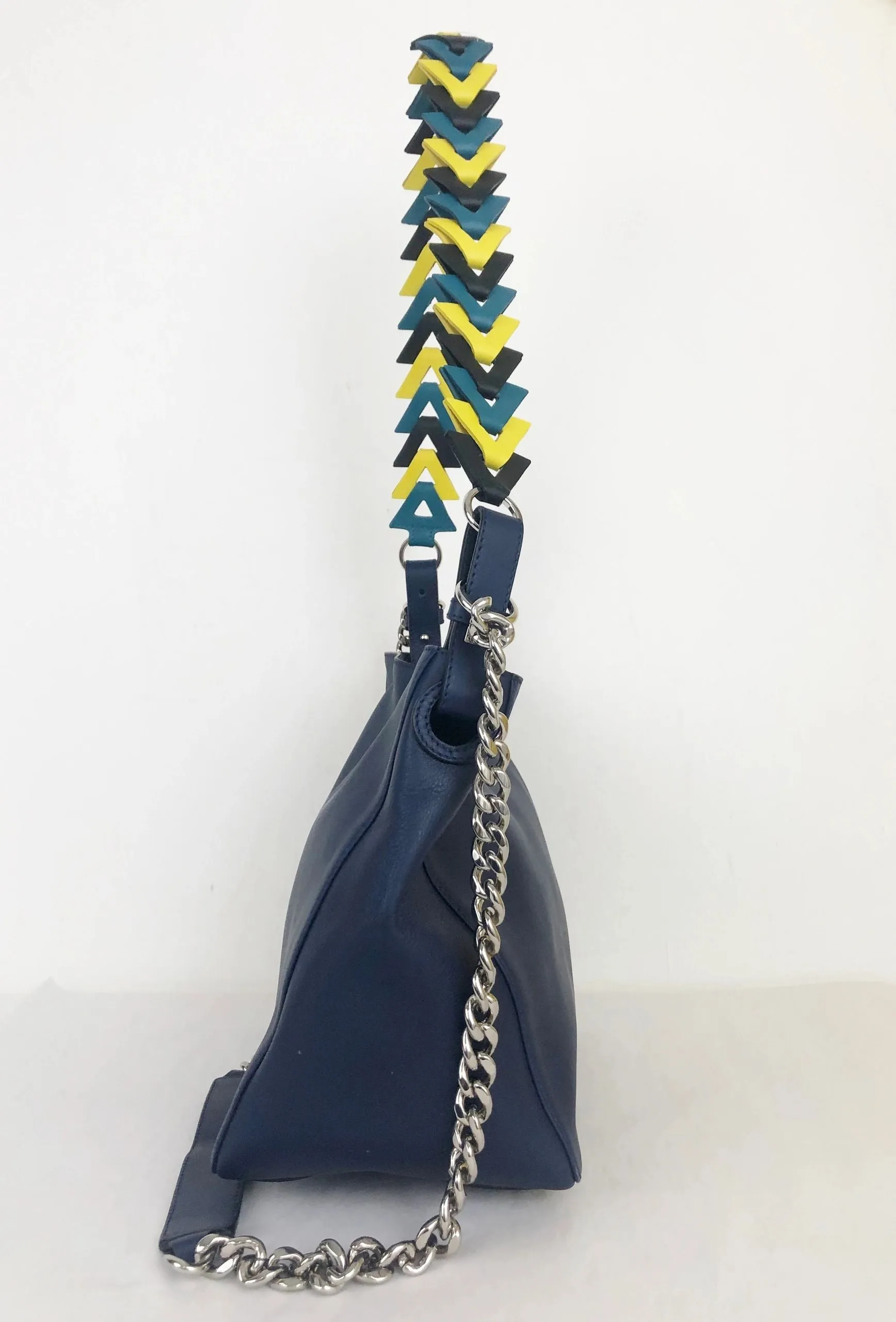 Loewe Leather V Bucket Bag With 2 Straps