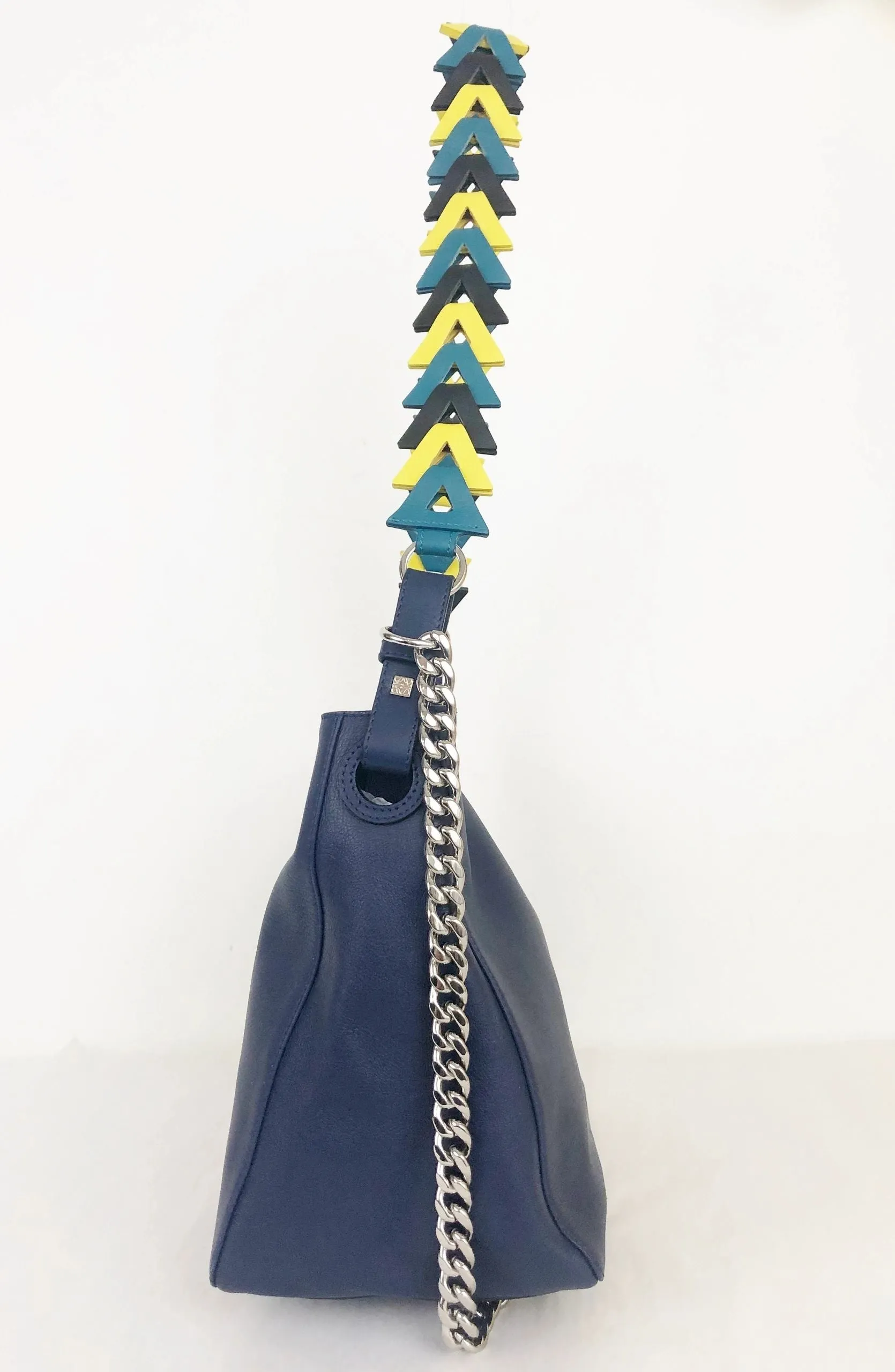 Loewe Leather V Bucket Bag With 2 Straps
