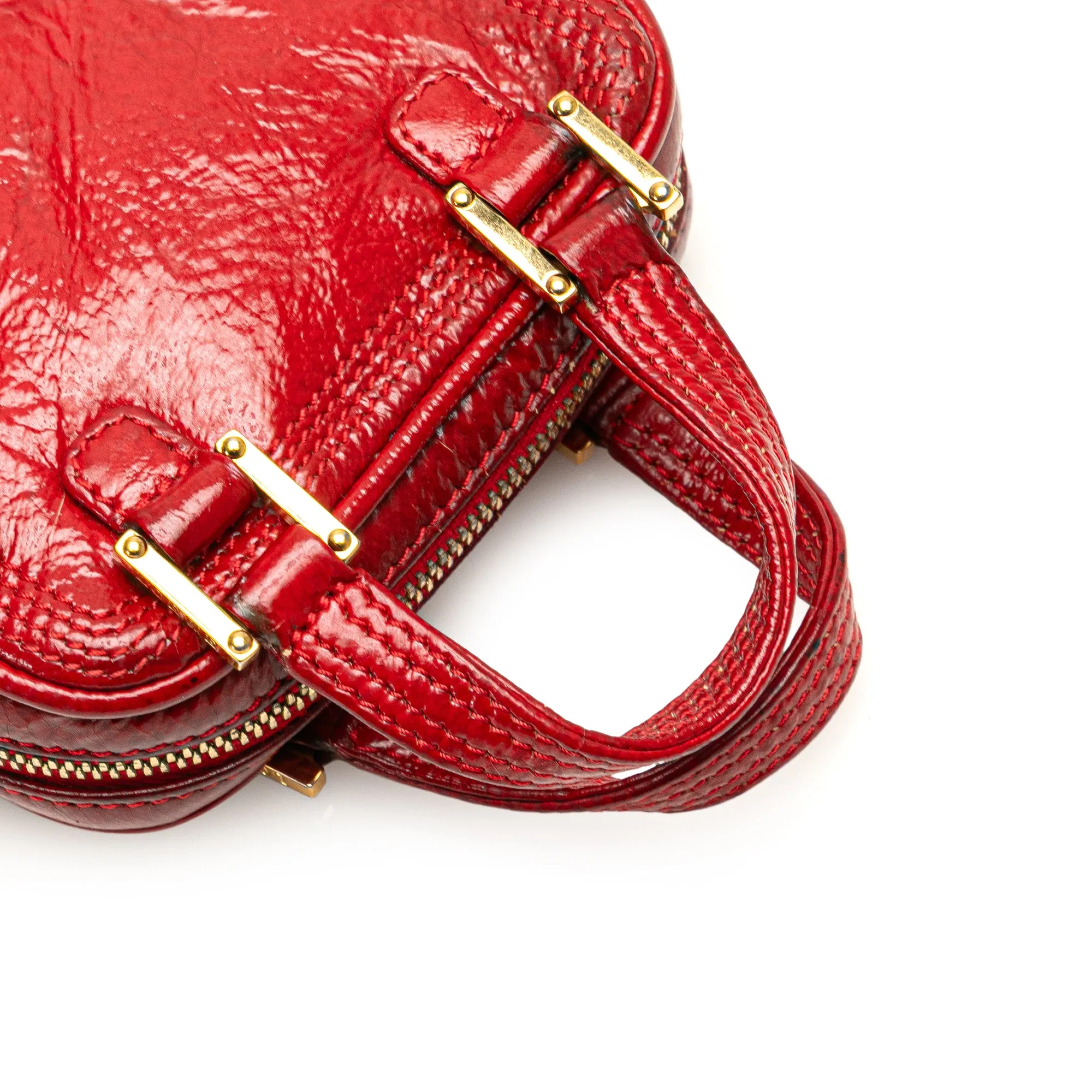 LOEWE Micro Patent Amazona Satchel