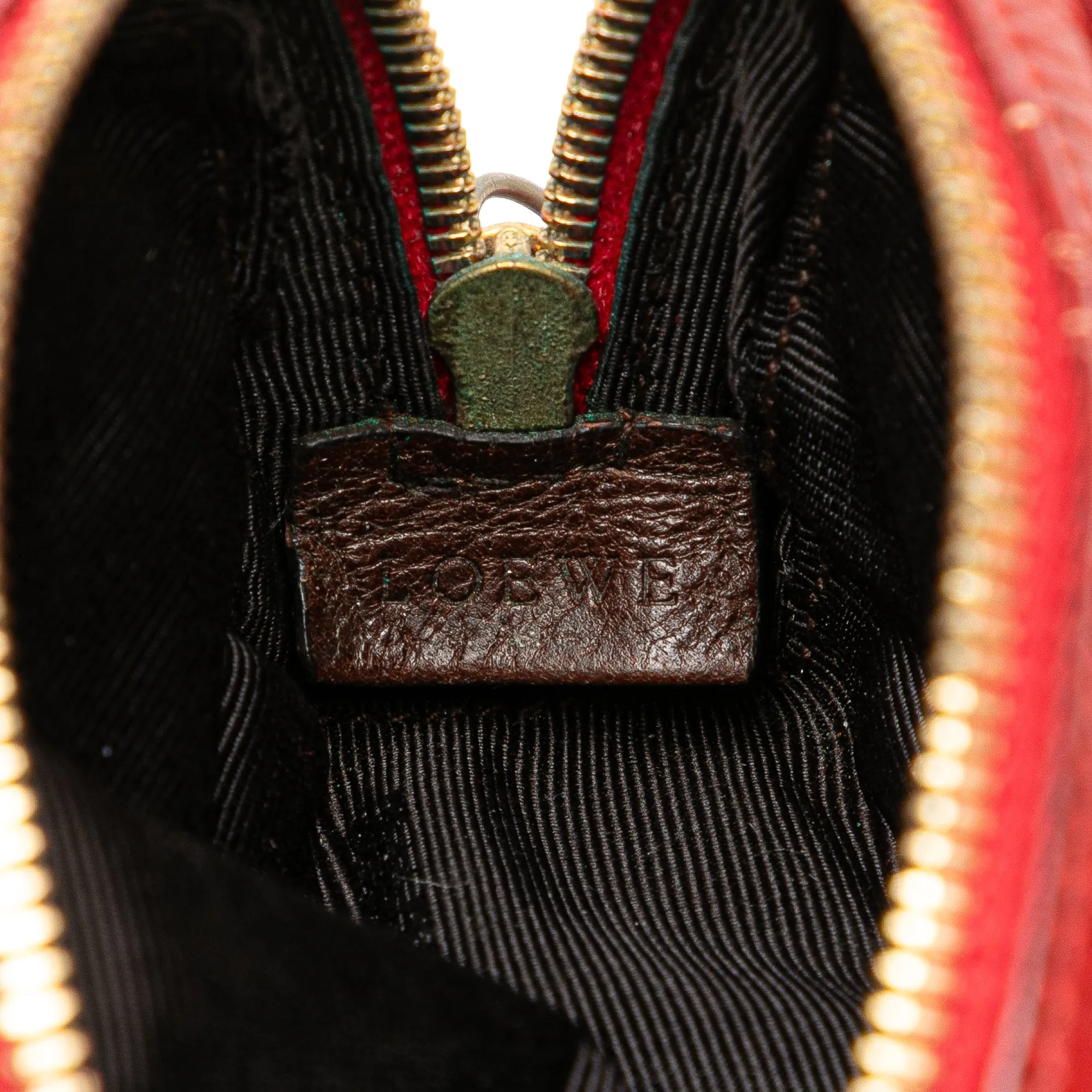 LOEWE Micro Patent Amazona Satchel