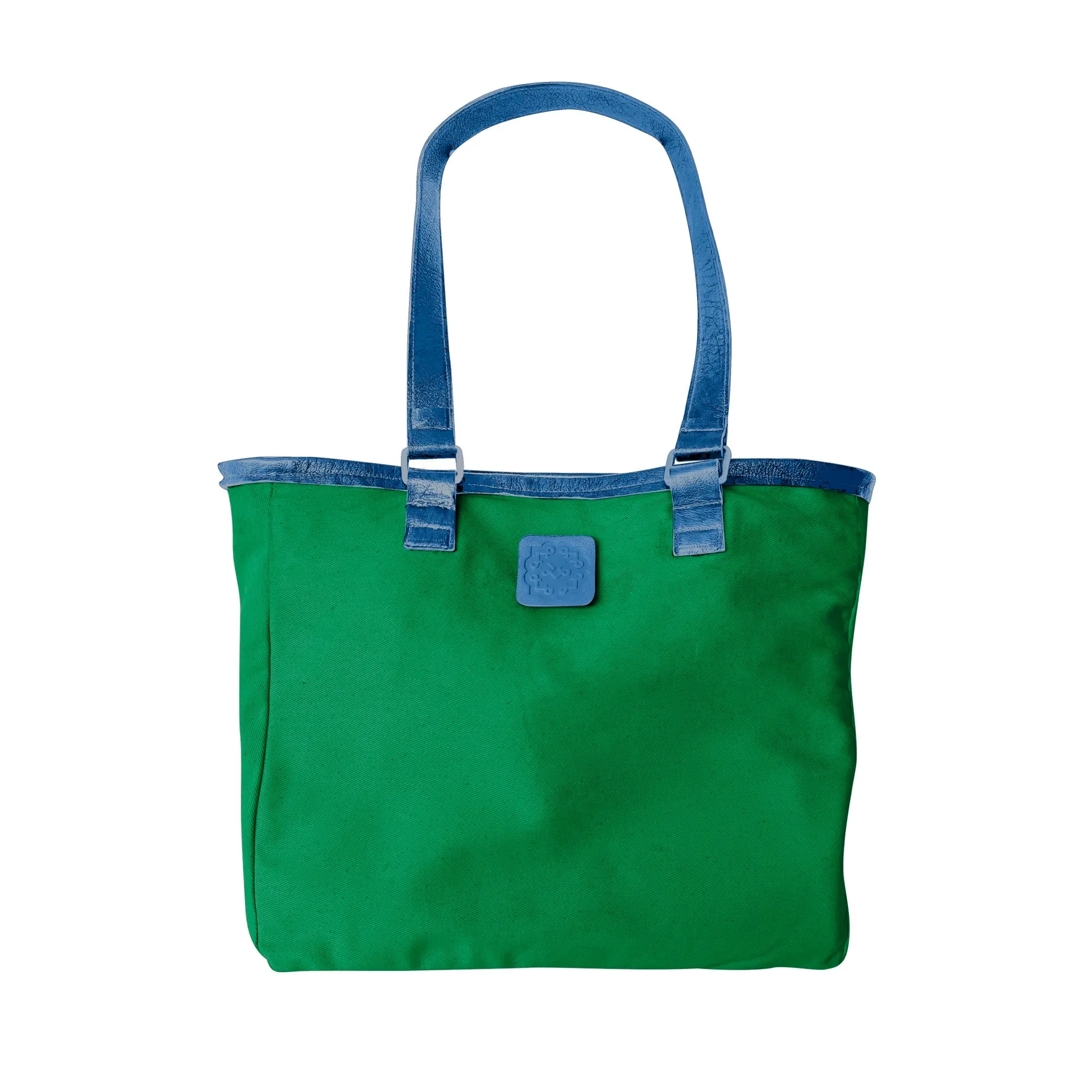 Lotta Pieces | Most Versatile Leather And Suede Tote Bag With Wooden Handles