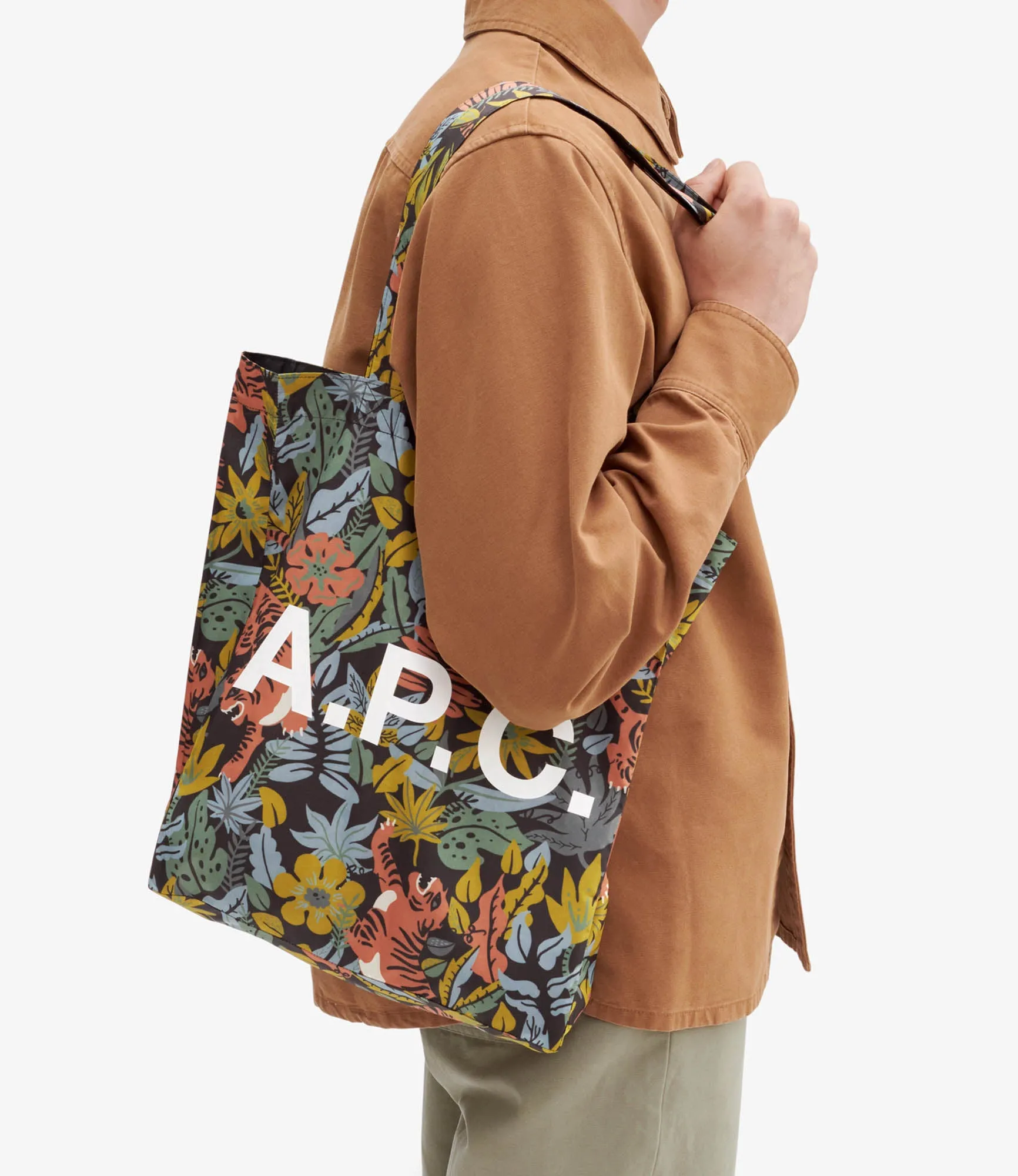 Lou Reversible Jungle tote bag