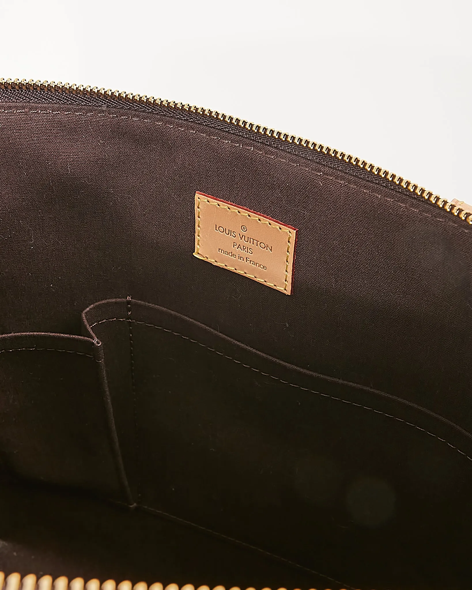 Louis Vuitton Amarante Vernis Monogram Bellevue GM Tote Bag