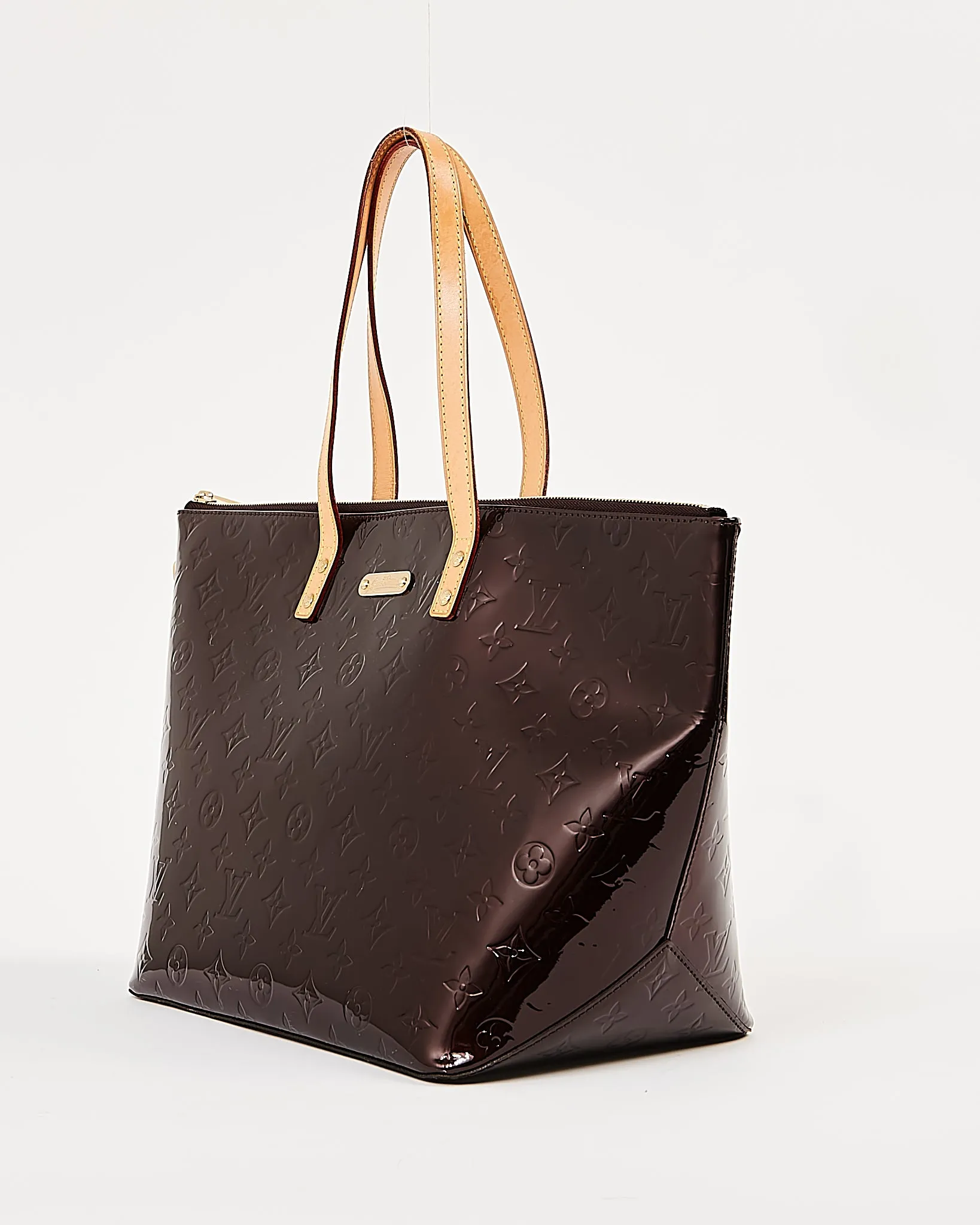 Louis Vuitton Amarante Vernis Monogram Bellevue GM Tote Bag