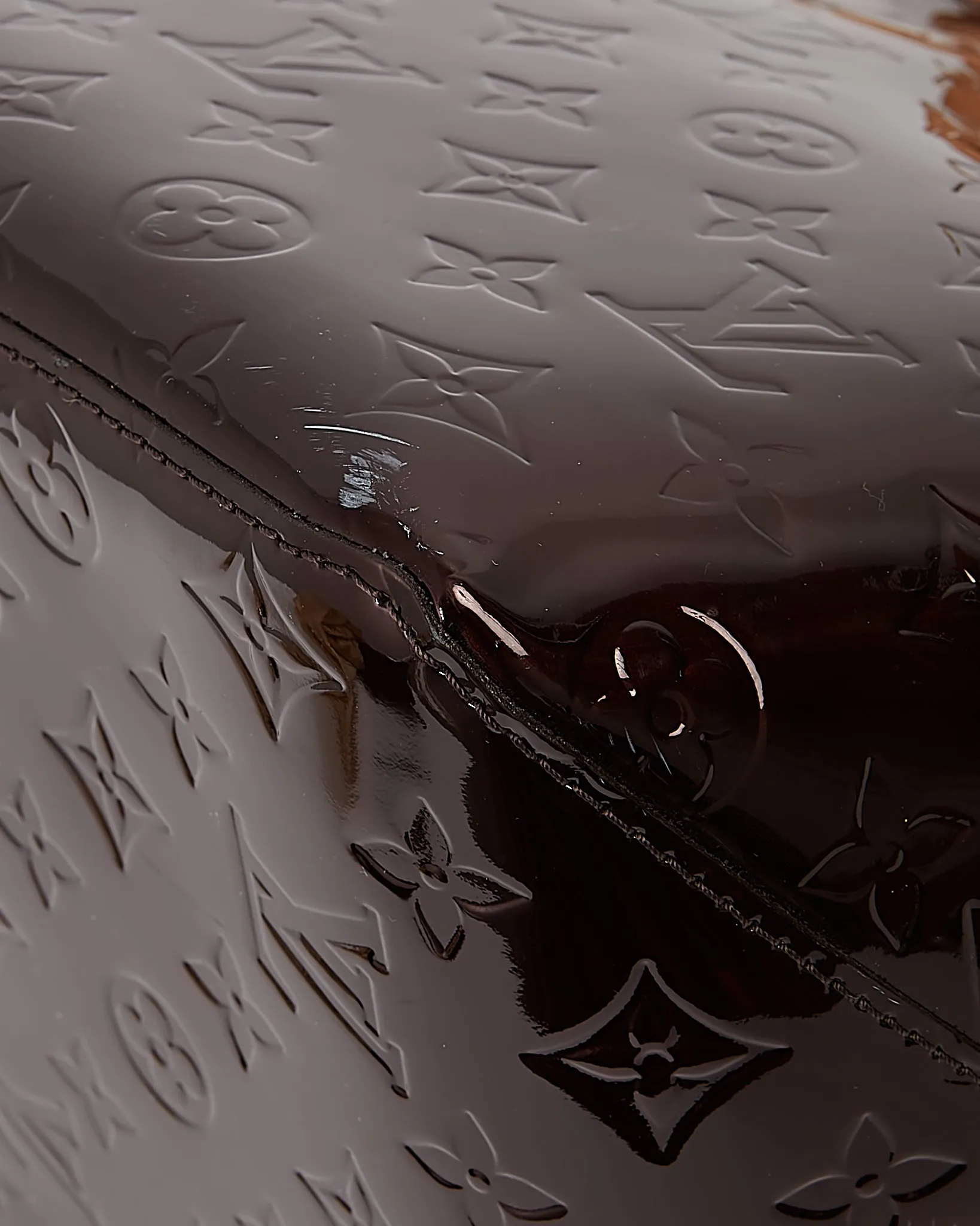 Louis Vuitton Amarante Vernis Monogram Bellevue GM Tote Bag