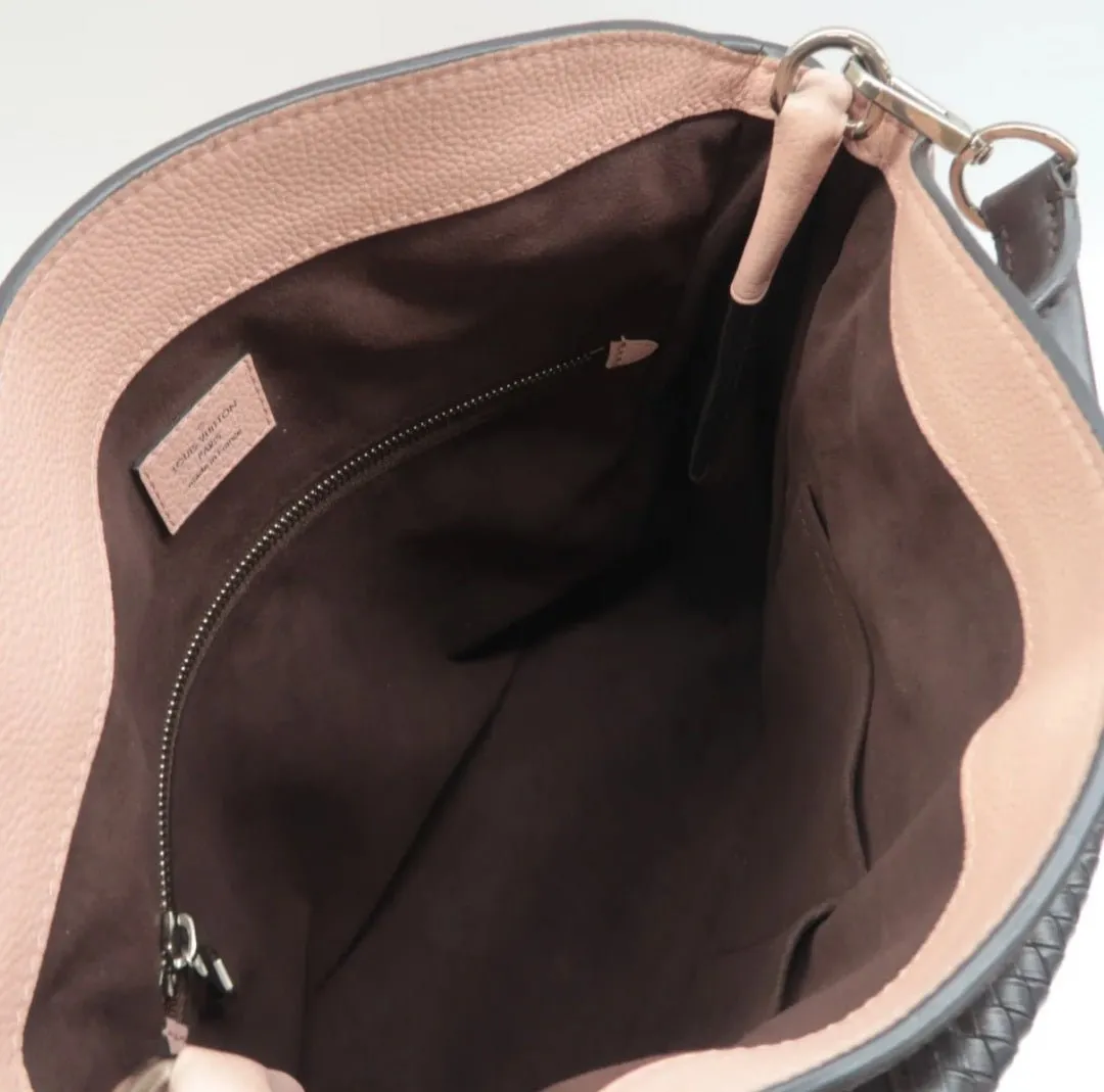 Louis Vuitton Babylone Pink Monogram Leather Satchel Bag