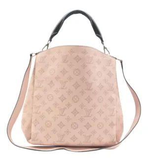 Louis Vuitton Babylone Pink Monogram Leather Satchel Bag