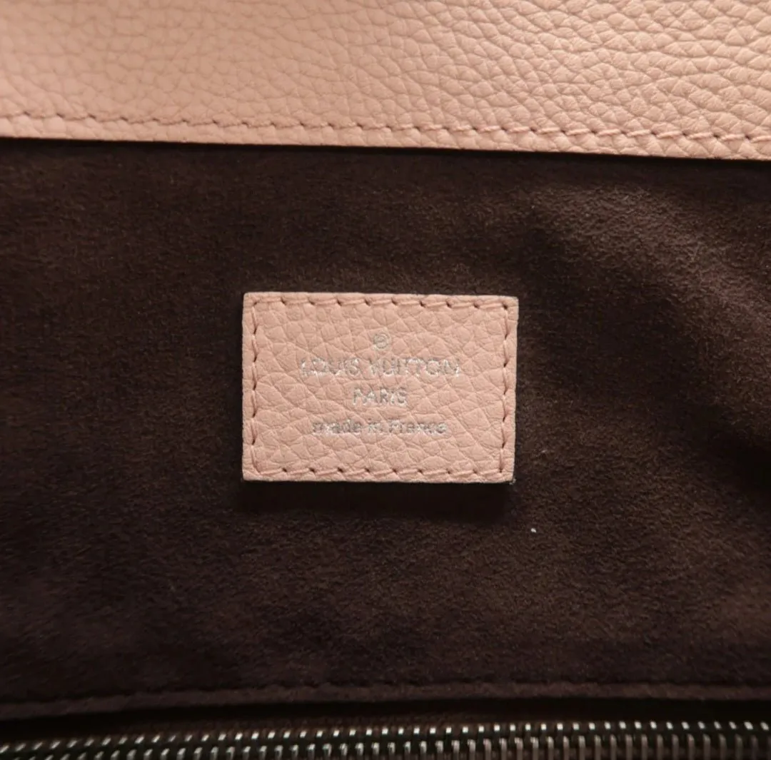 Louis Vuitton Babylone Pink Monogram Leather Satchel Bag