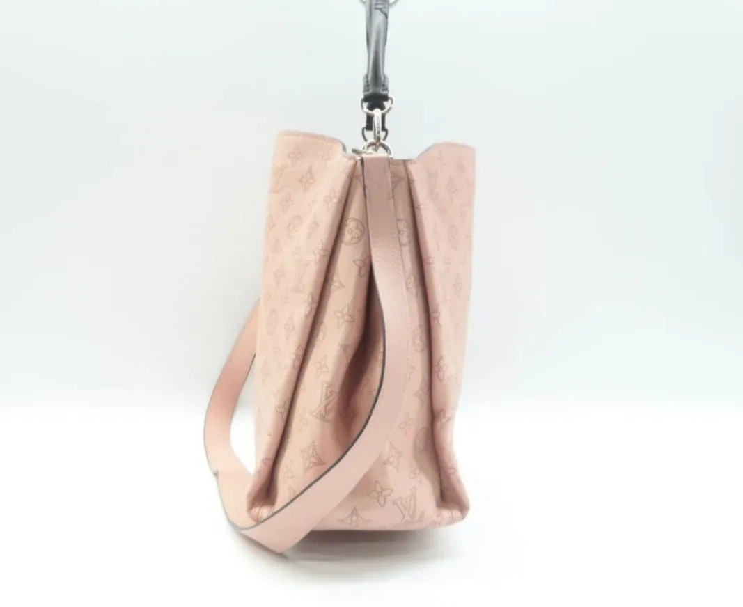 Louis Vuitton Babylone Pink Monogram Leather Satchel Bag