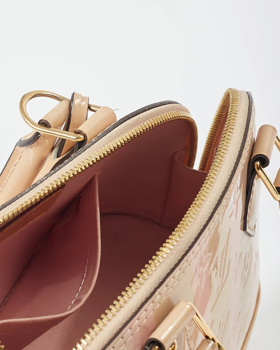 Louis Vuitton Beige/Pink Stripe Alma BB Bag