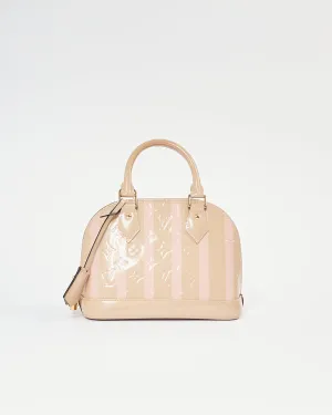 Louis Vuitton Beige/Pink Stripe Alma BB Bag