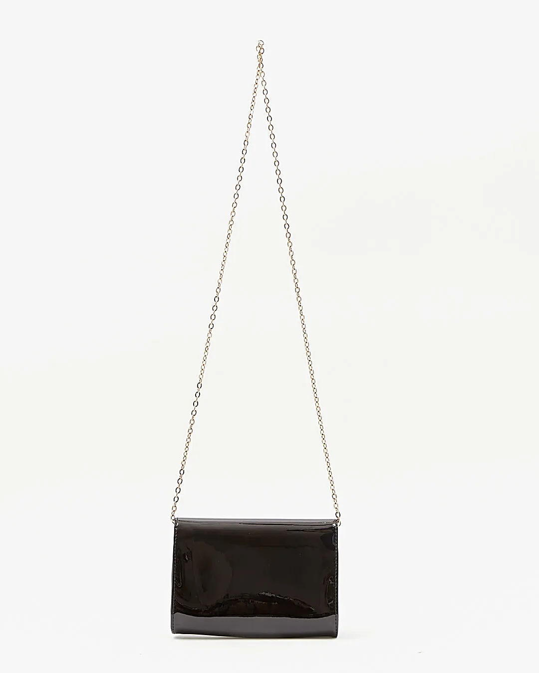 Louis Vuitton Black Vernis Leather Louise PM Chain Bag