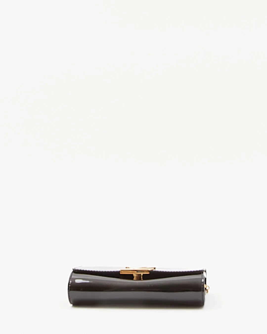 Louis Vuitton Black Vernis Leather Louise PM Chain Bag