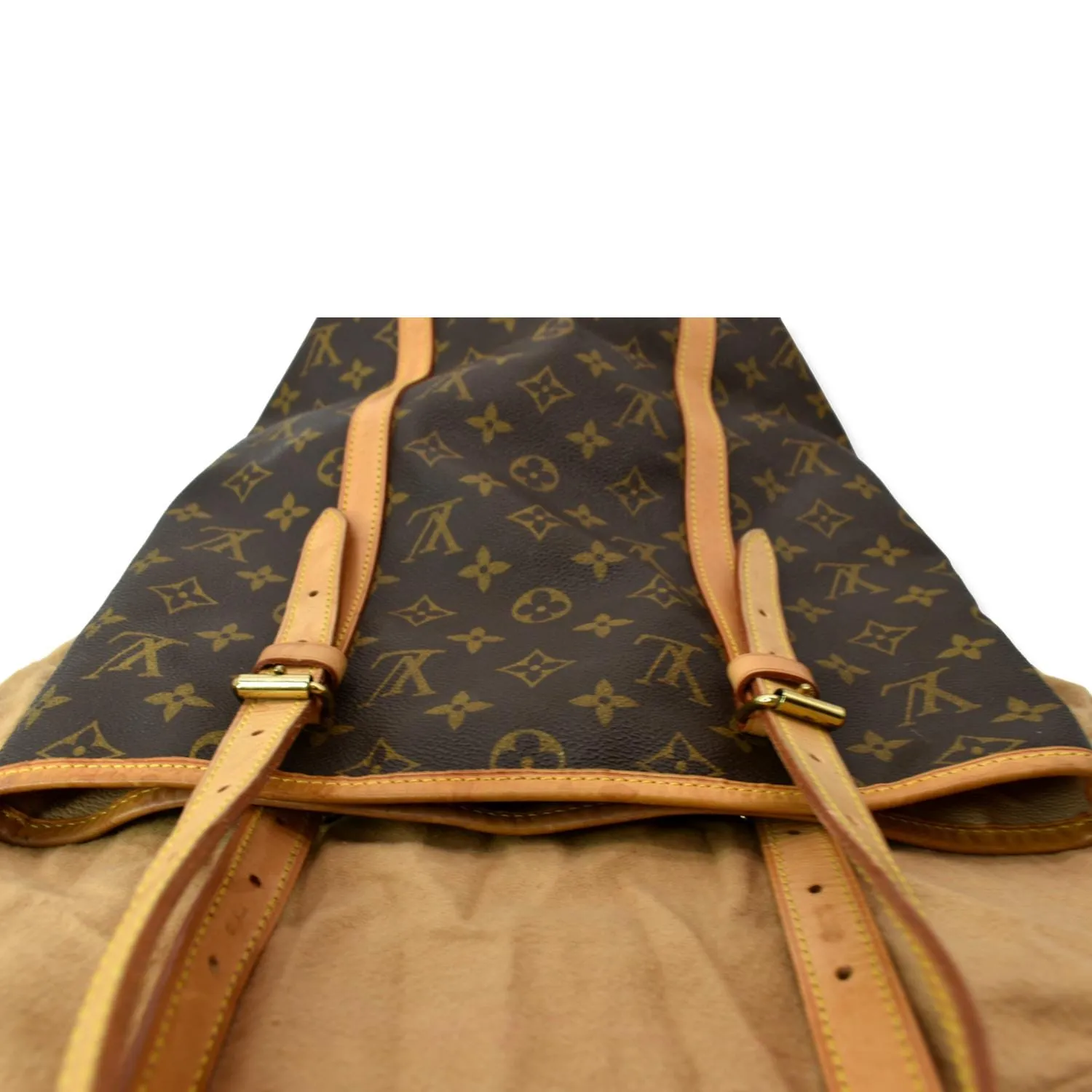 LOUIS VUITTON Bucket GM Monogram Canvas Shoulder Bag Brown
