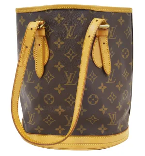 LOUIS VUITTON Bucket PM Monogram Canvas Shoulder Bag- Final Call