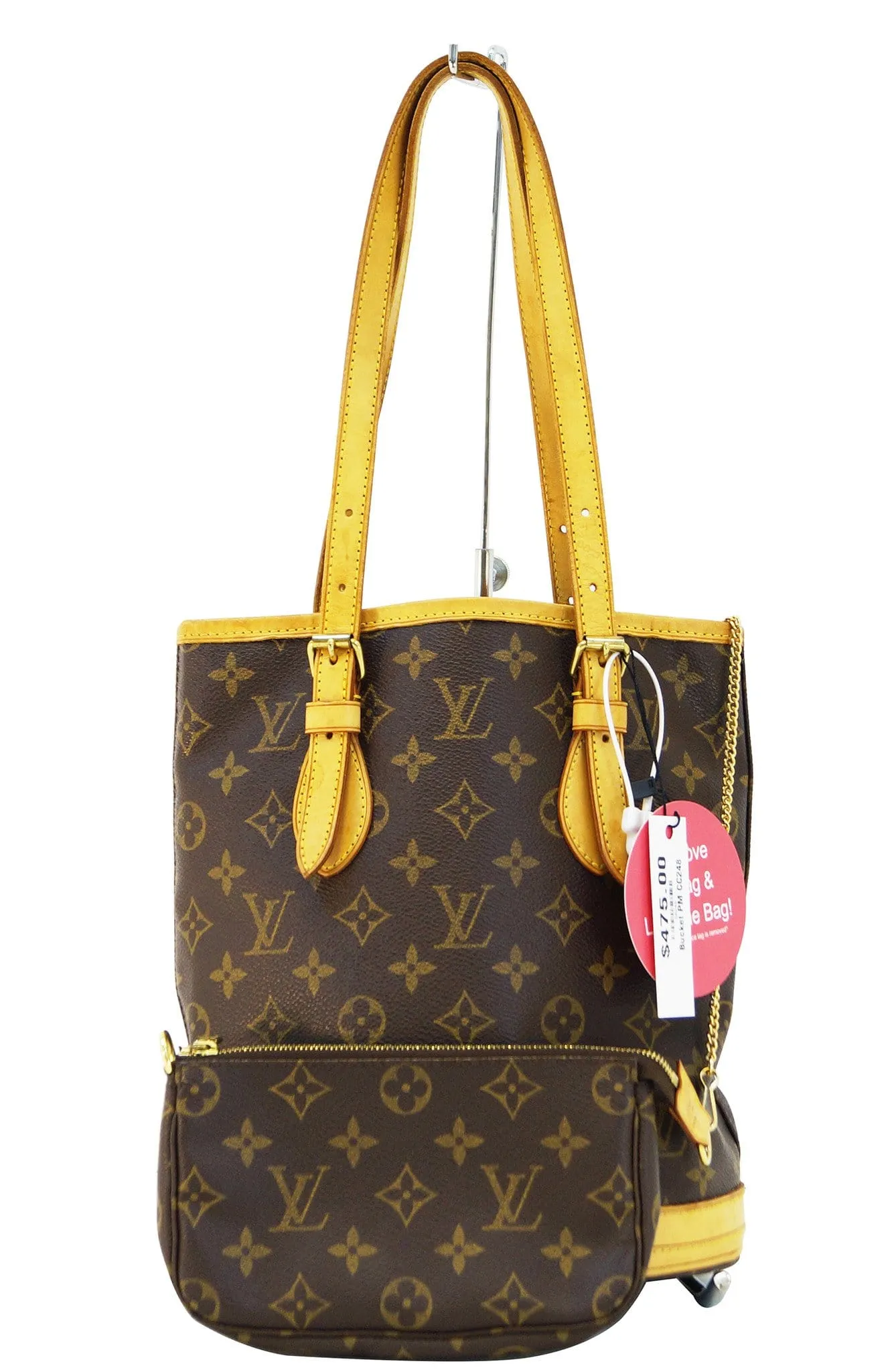 LOUIS VUITTON Bucket PM Monogram Canvas Shoulder Bag