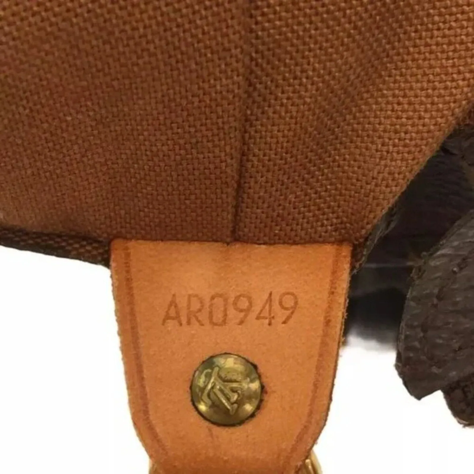 LOUIS VUITTON Cabas Mezzo  Brown Monogram Shoulder Bag