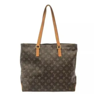LOUIS VUITTON Cabas Mezzo  Brown Monogram Shoulder Bag