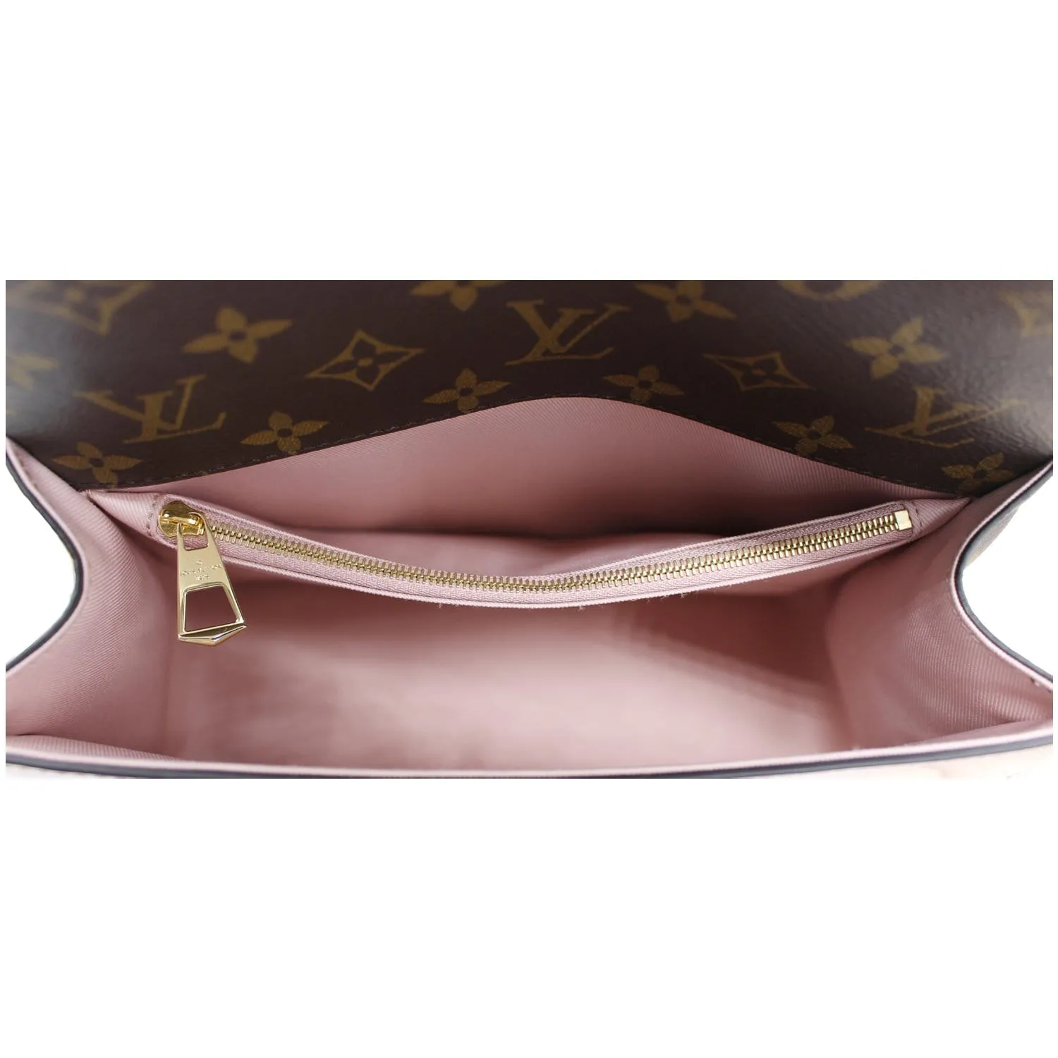 LOUIS VUITTON Cherrywood PM Patent Leather Shoulder Bag Rose Ballerine