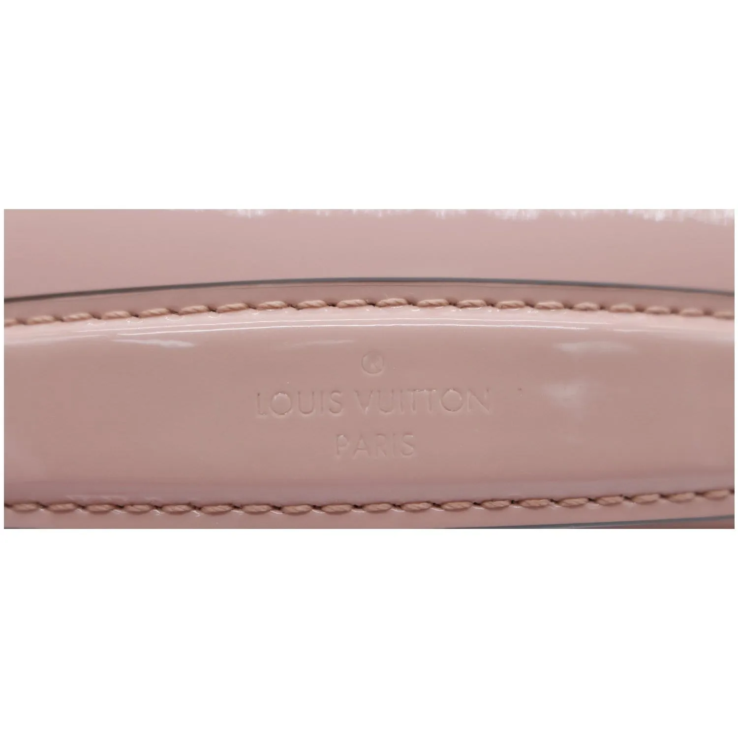 LOUIS VUITTON Cherrywood PM Patent Leather Shoulder Bag Rose Ballerine