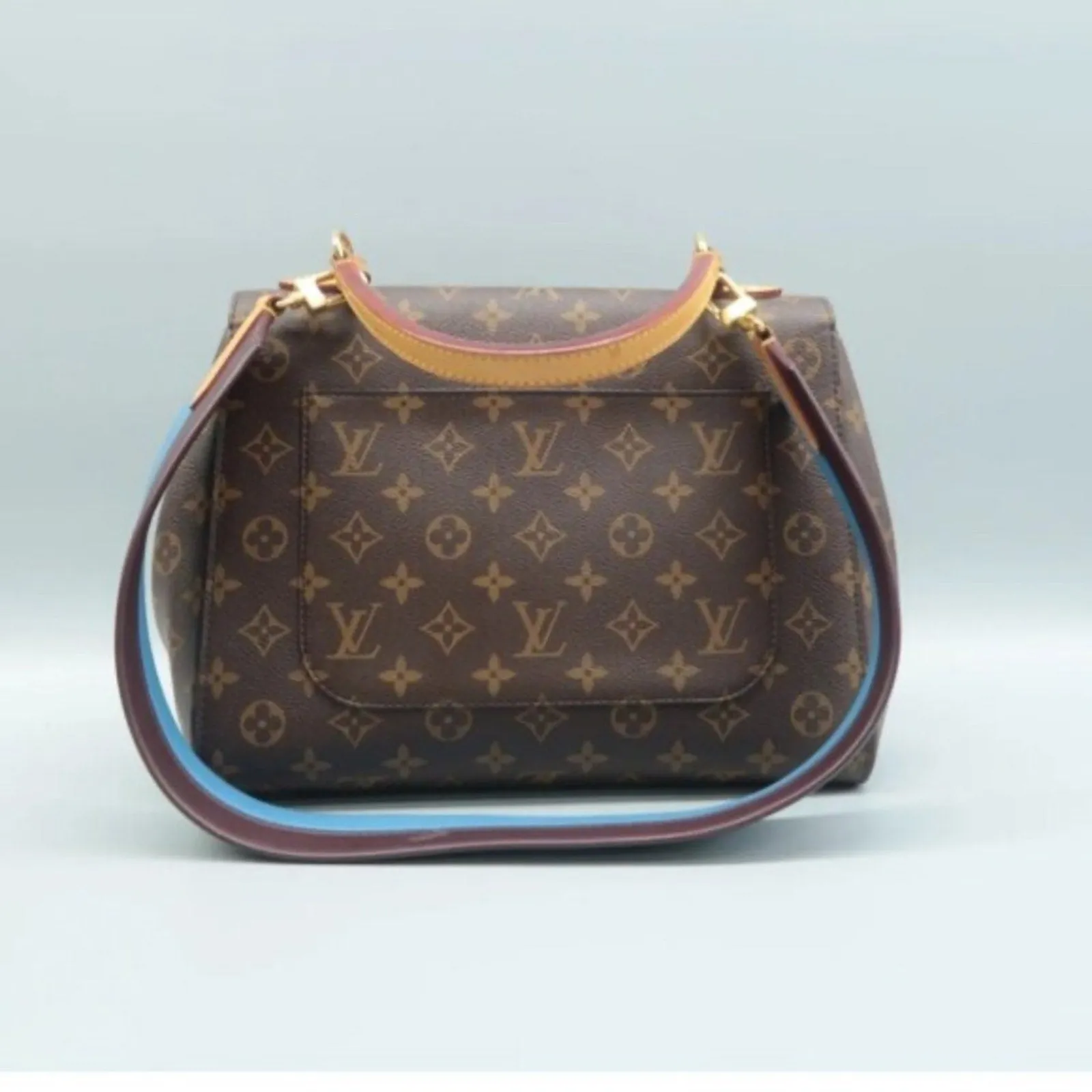 Louis Vuitton Cluny Brown Monogram Canvas Satchel