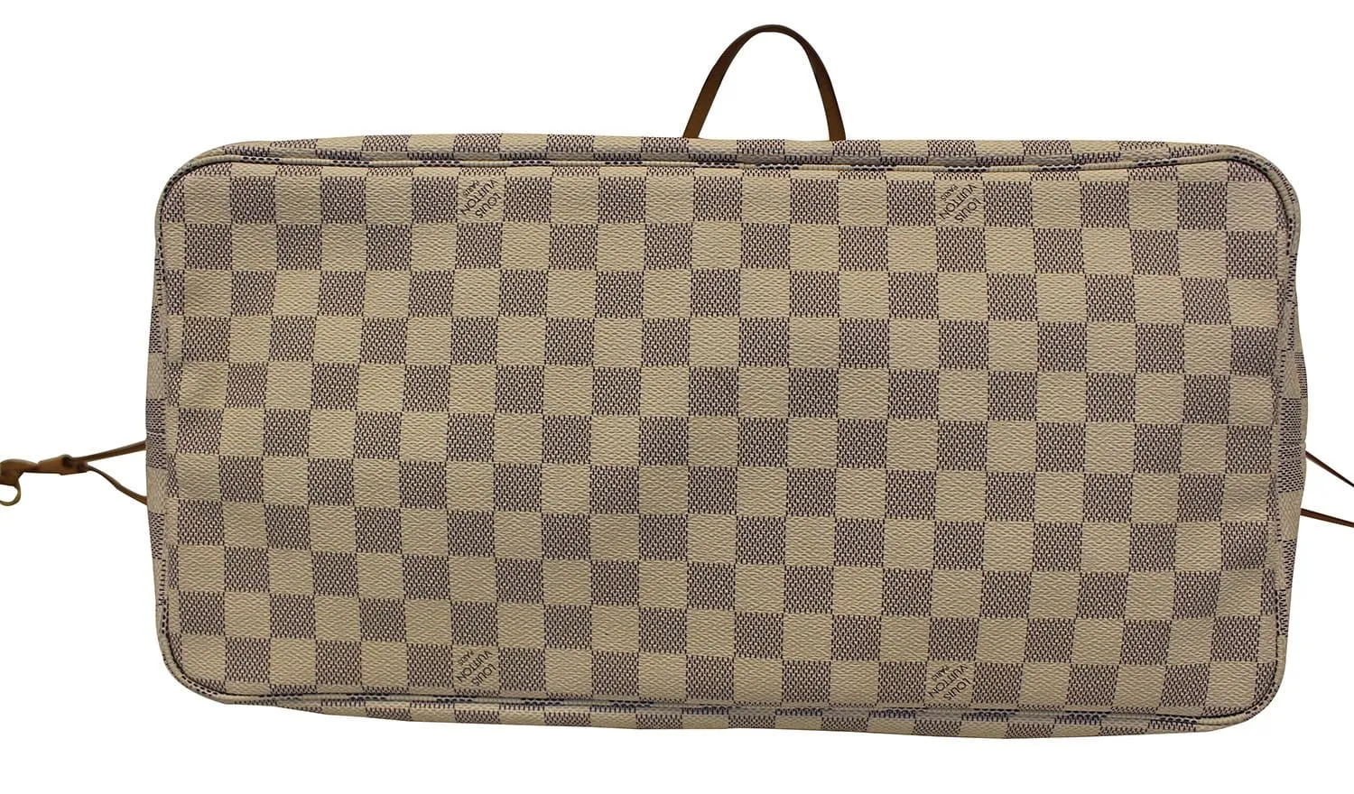 LOUIS VUITTON Damier Azur Neverfull GM White Tote Bag