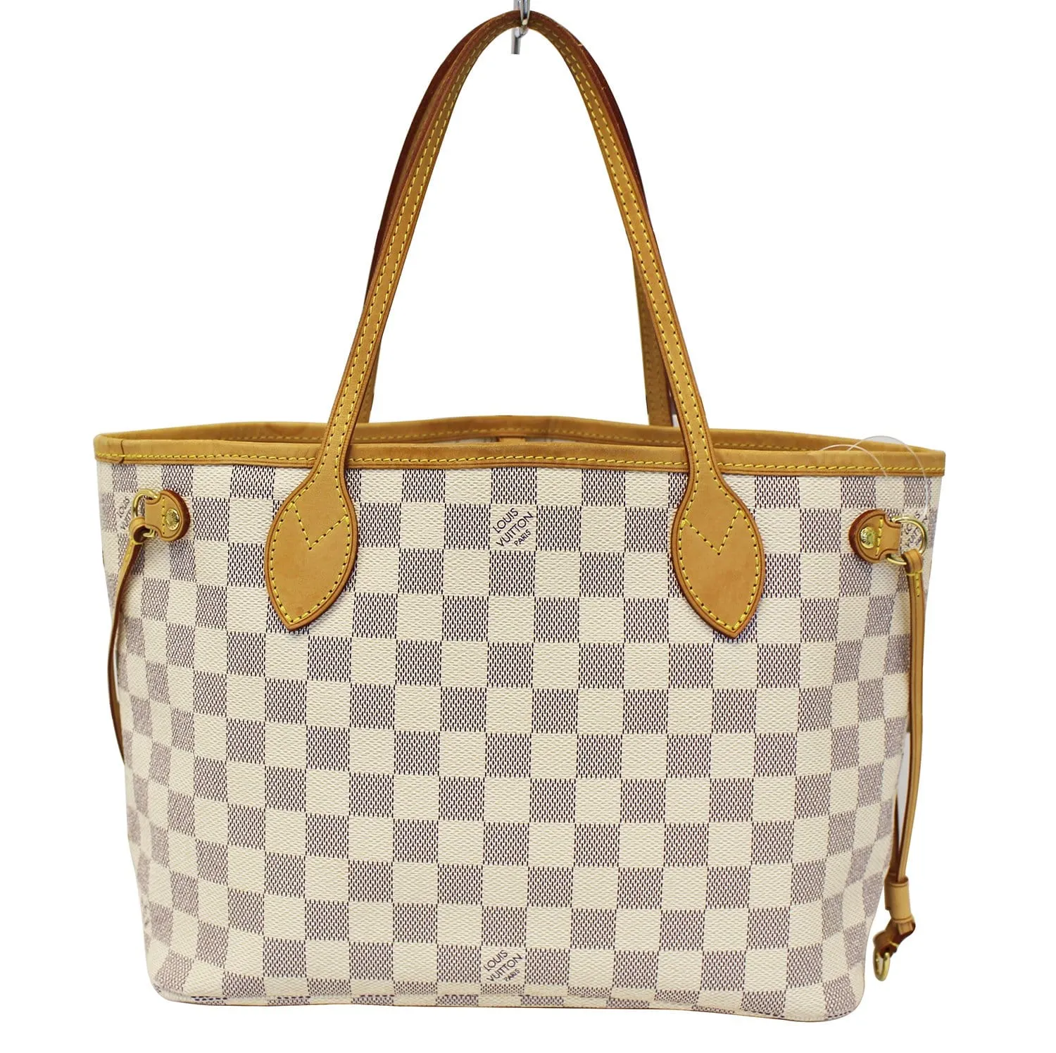 LOUIS VUITTON Damier Azur Neverfull PM Tote Bag