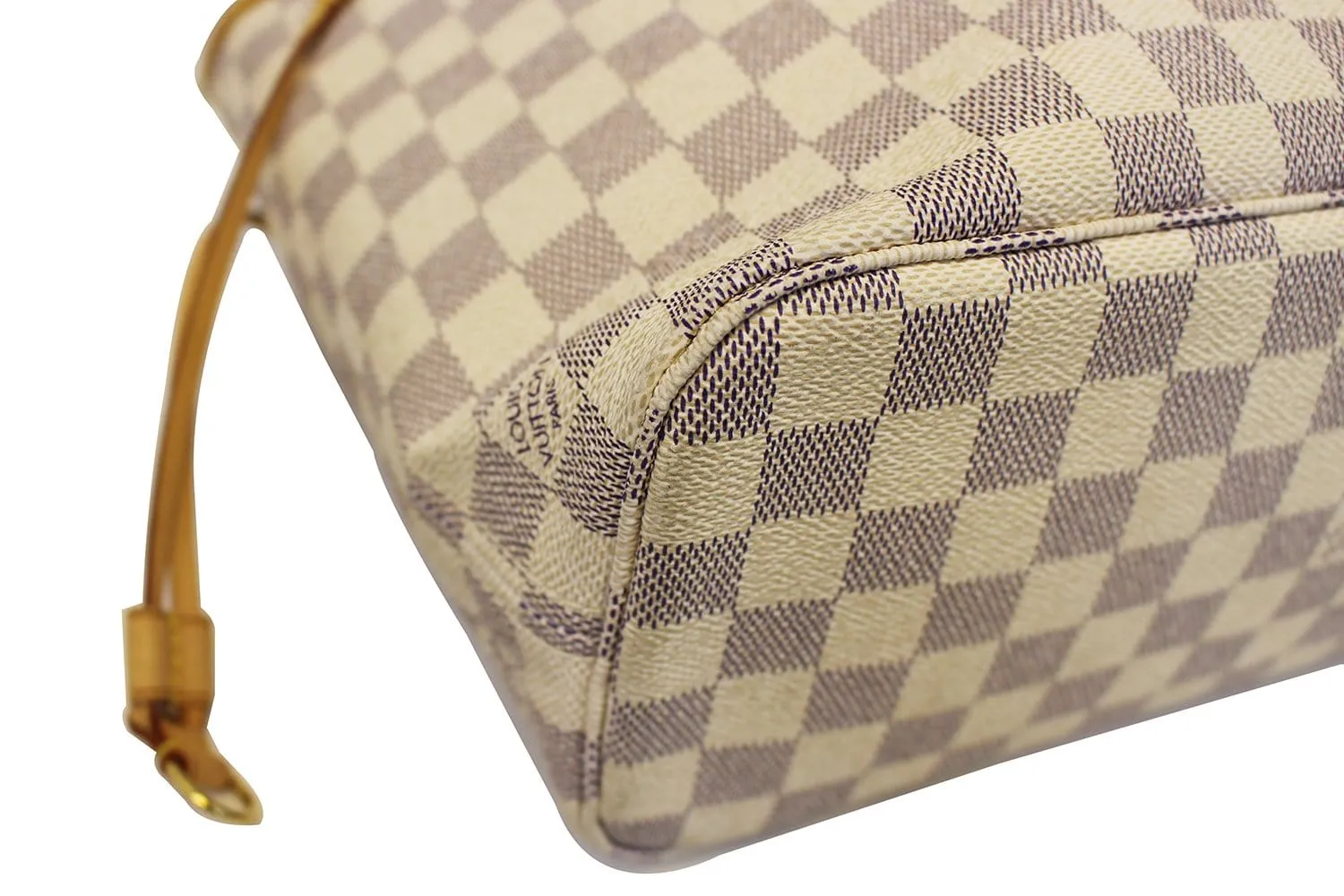 LOUIS VUITTON Damier Azur Neverfull PM Tote Bag