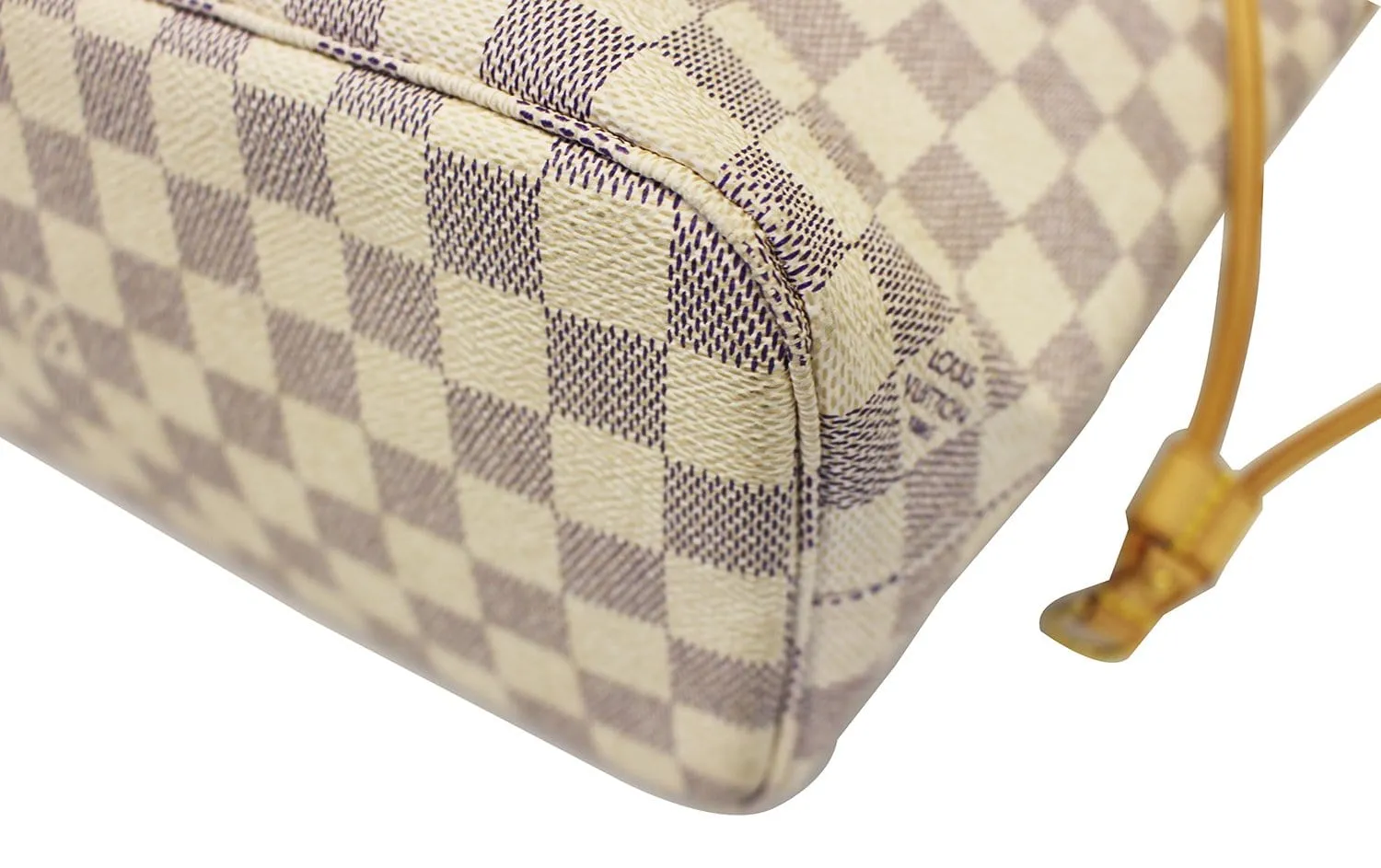 LOUIS VUITTON Damier Azur Neverfull PM Tote Bag