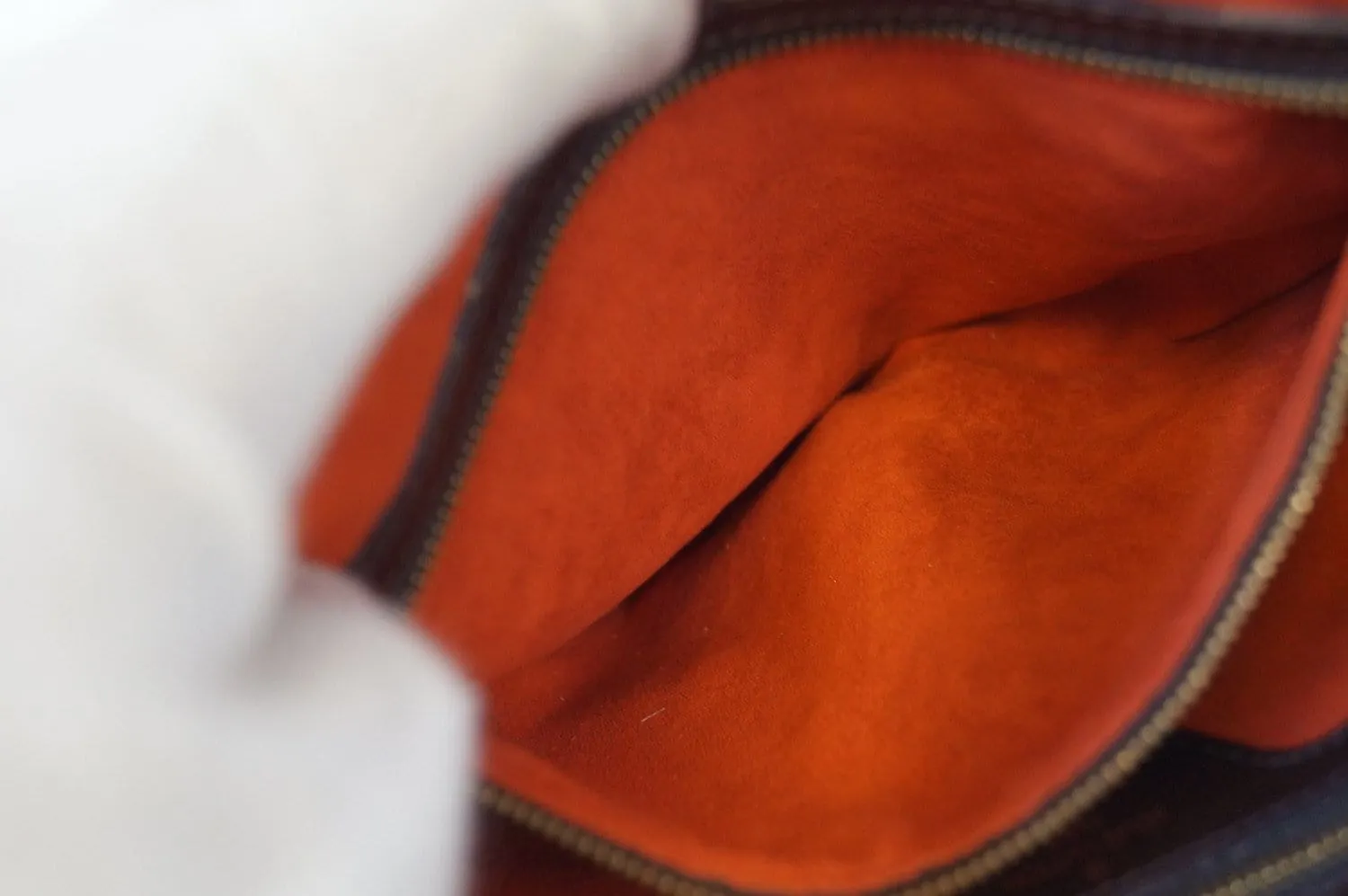 LOUIS VUITTON Damier Canvas Brown Marais Bucket Bag CC301