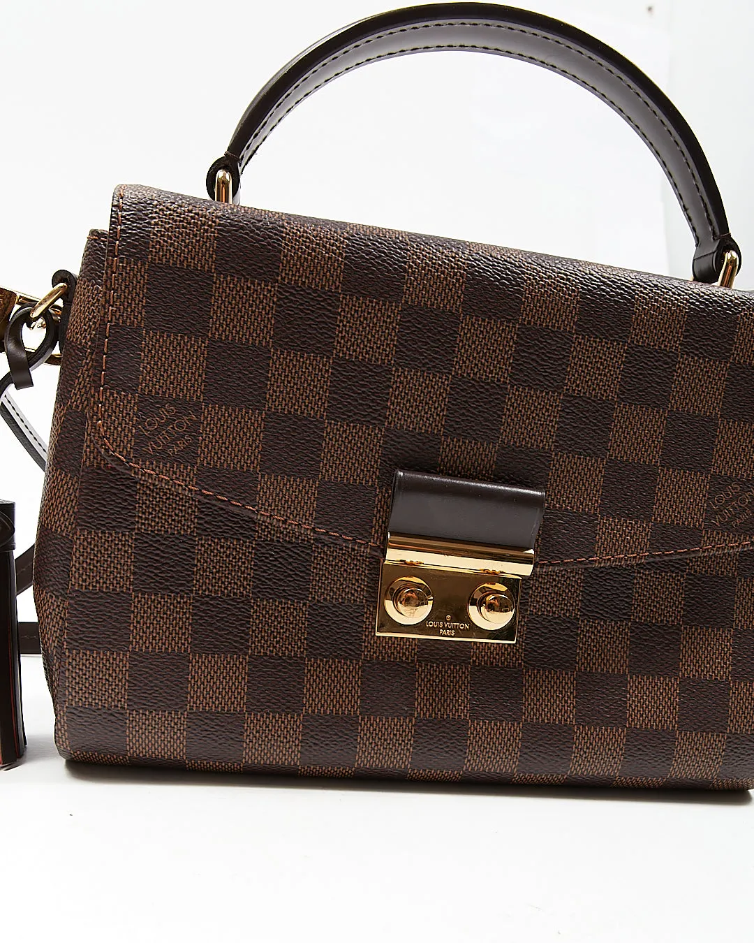 Louis Vuitton Damier Ebene Canvas Croisette Bag