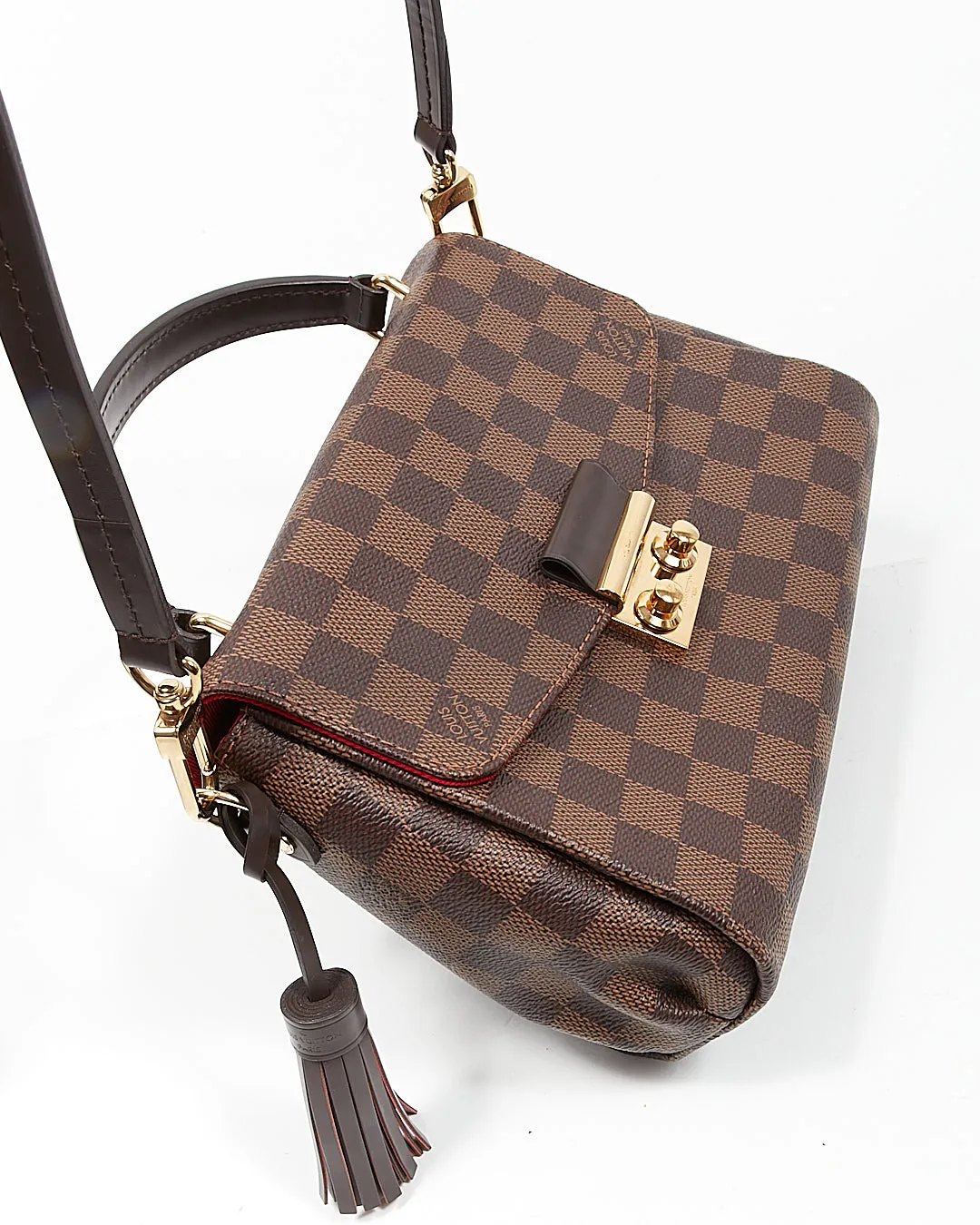 Louis Vuitton Damier Ebene Canvas Croisette Bag