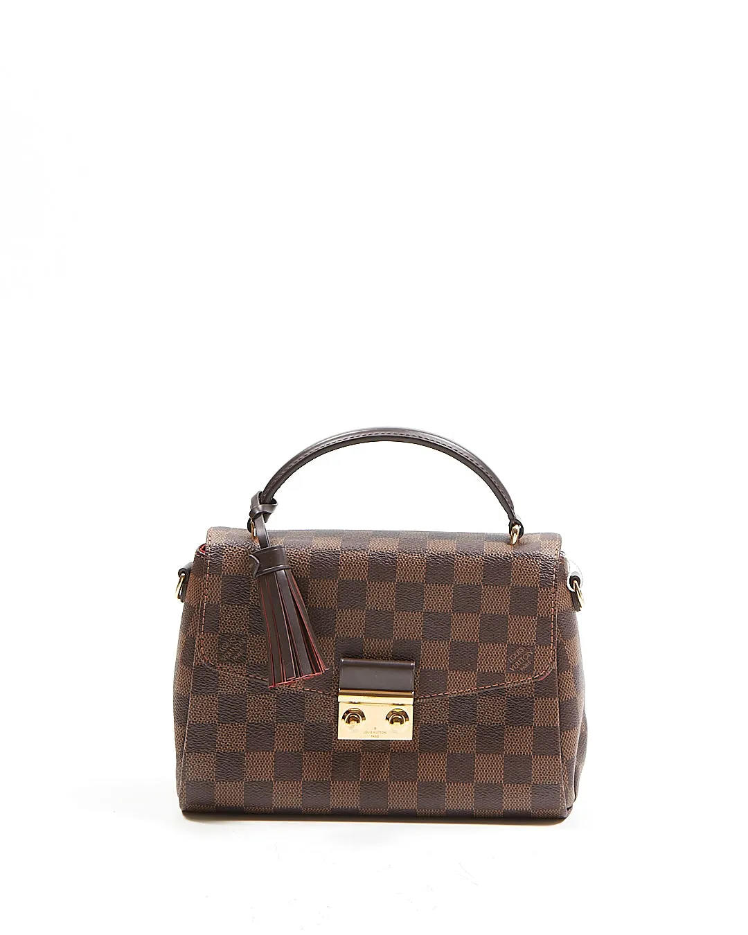 Louis Vuitton Damier Ebene Canvas Croisette Bag