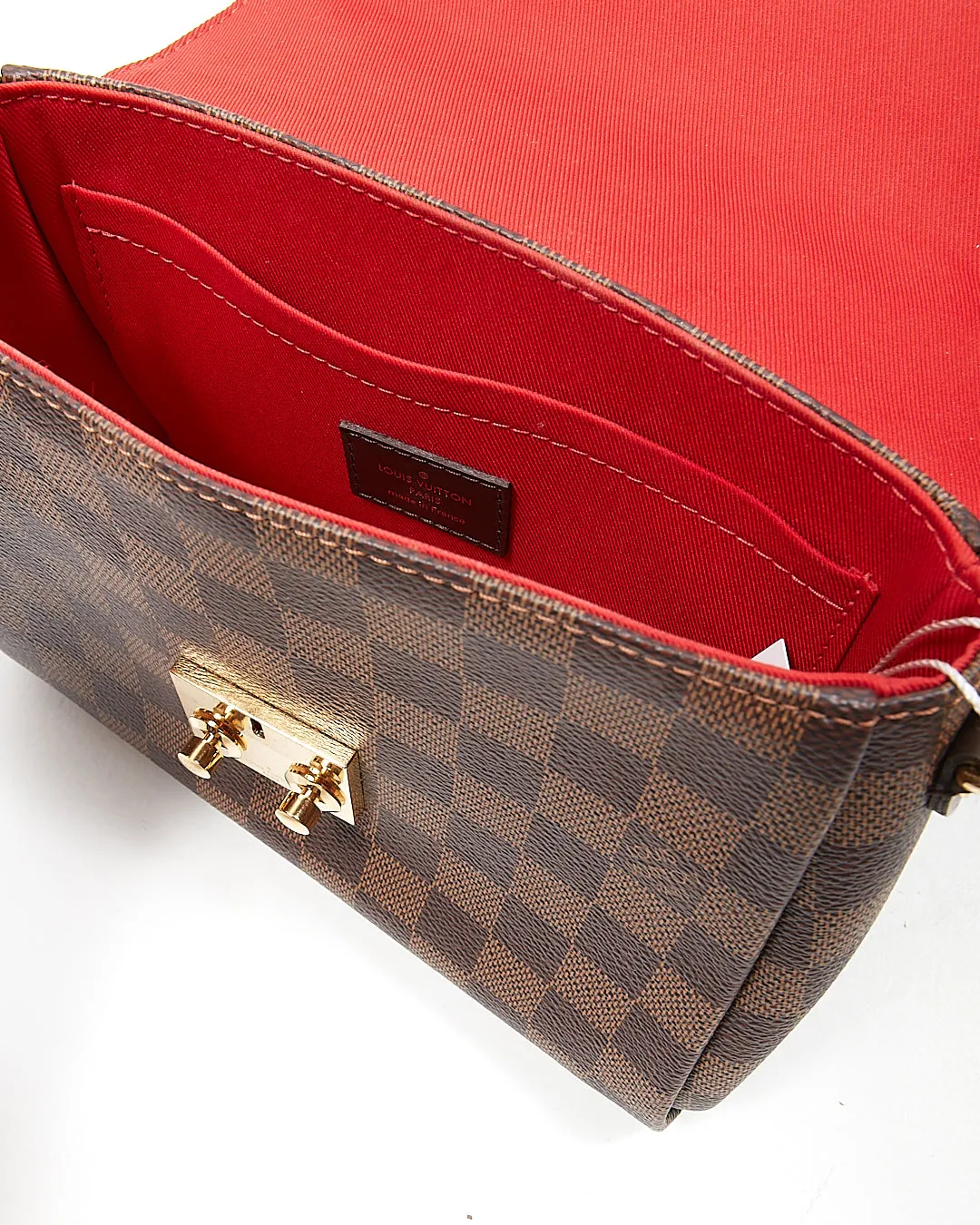 Louis Vuitton Damier Ebene Canvas Croisette Bag