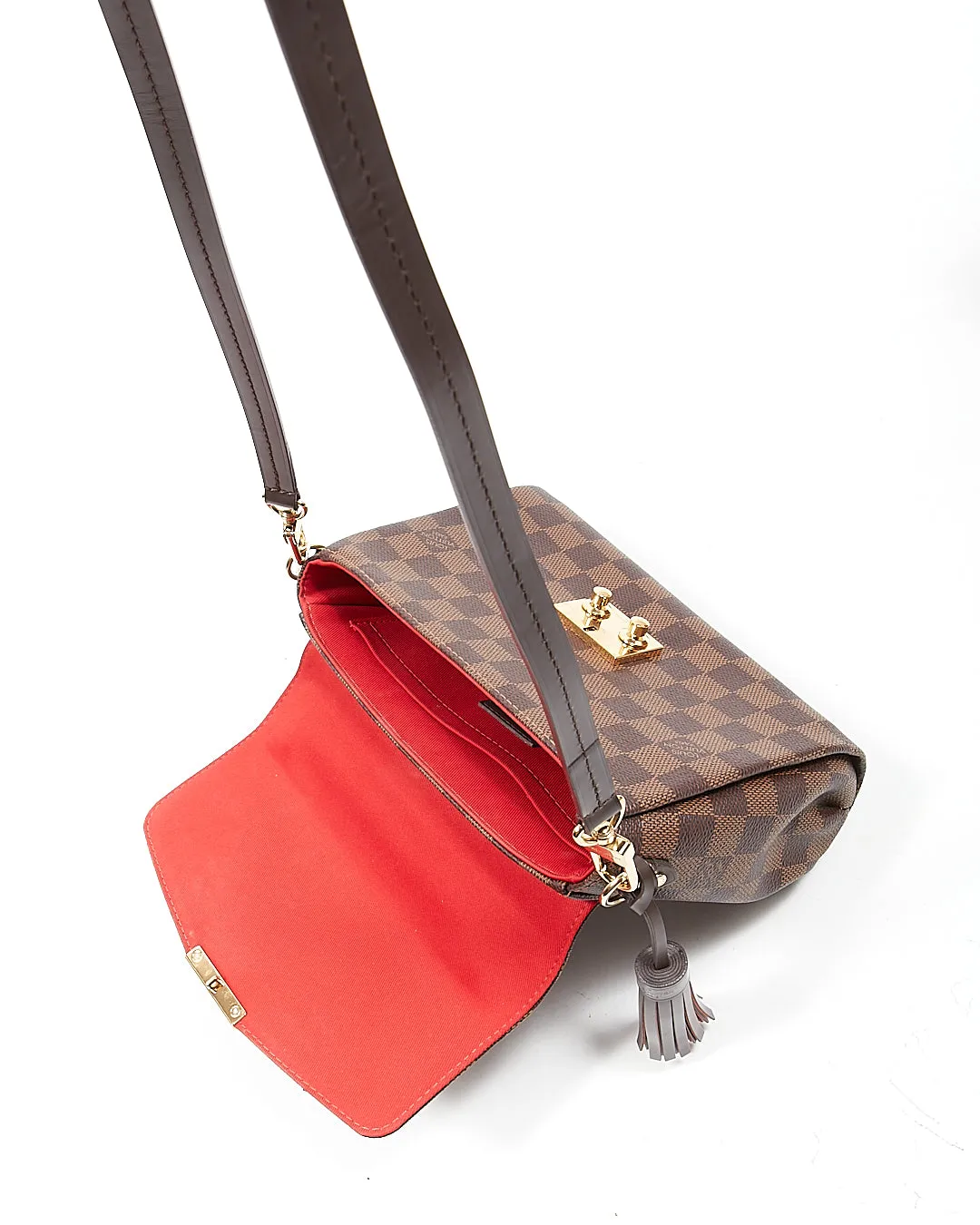 Louis Vuitton Damier Ebene Canvas Croisette Bag