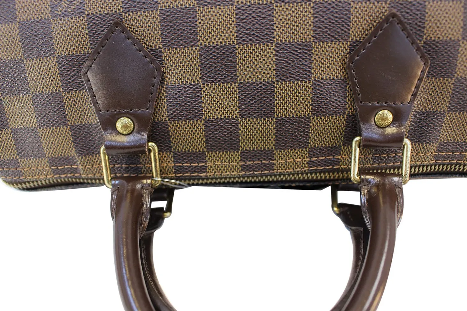 LOUIS VUITTON Damier Ebene Speedy 30 Handbag