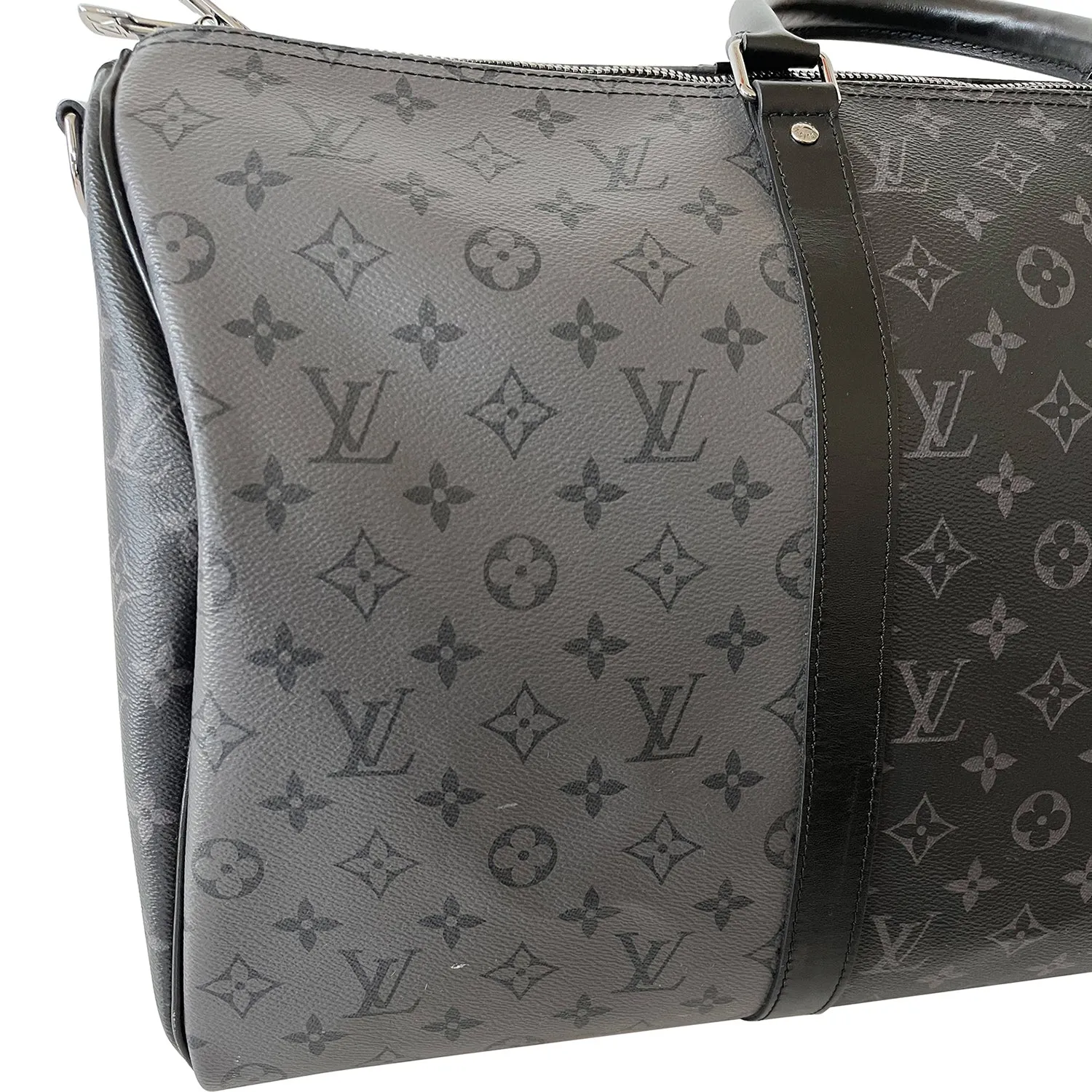 Louis Vuitton Keepall Bandoulière Monogram Eclipse Reverse 50