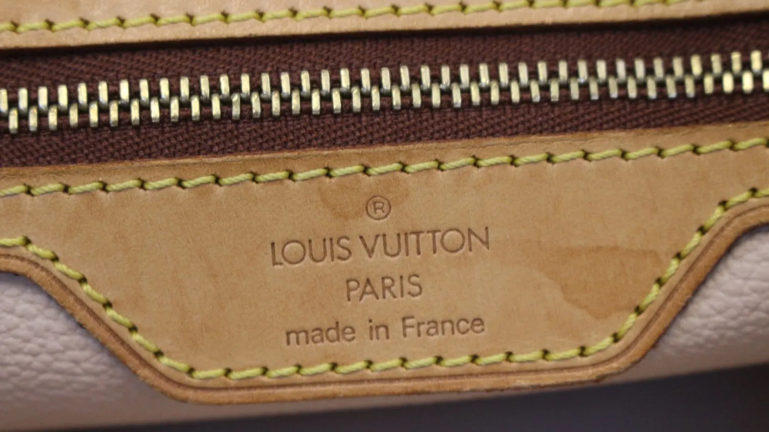 LOUIS VUITTON Monogram Brown Bucket GM Shoulder Bag