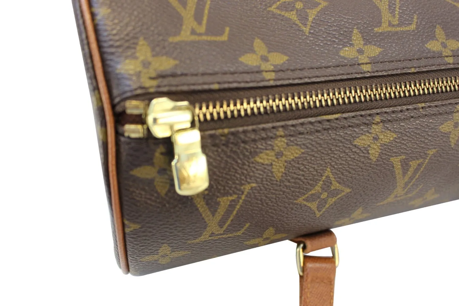LOUIS VUITTON Monogram Brown Papillon Shoulder Bag