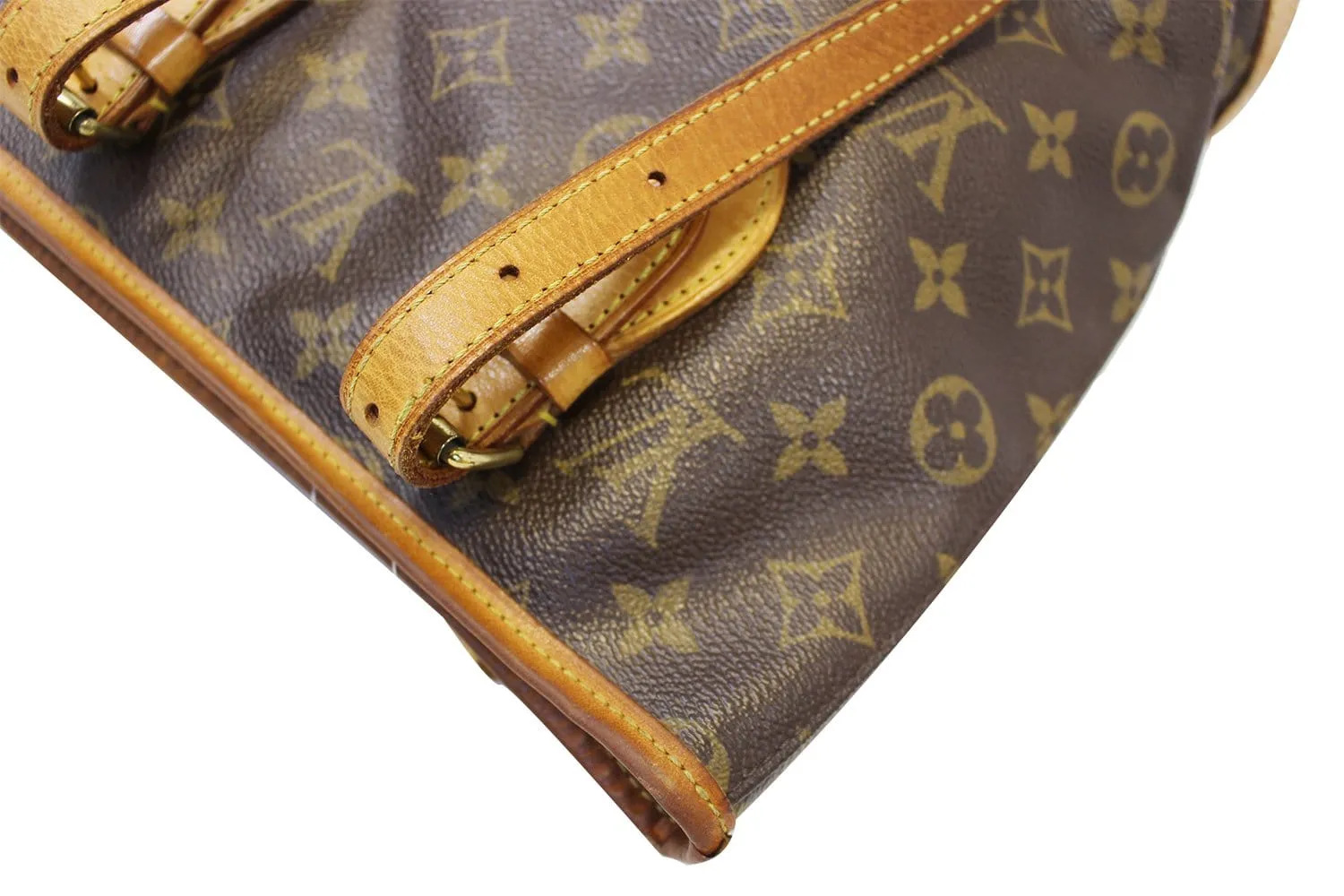 LOUIS VUITTON Monogram Canvas Petit Bucket Shoulder Bag