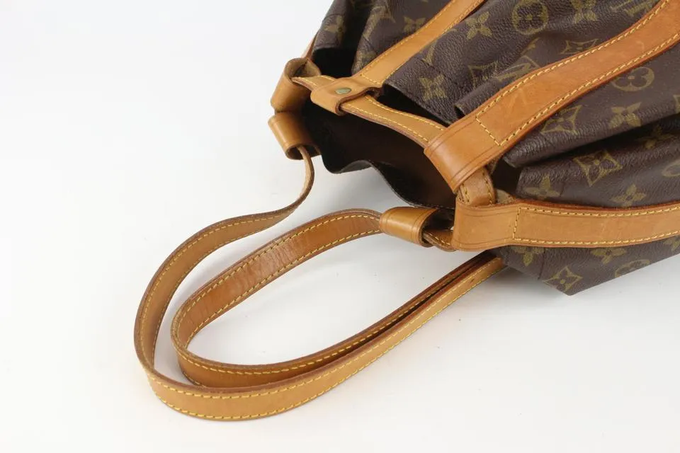 Louis Vuitton Monogram Randonnee GM Drawstring Bucket Sling Bag 1029lv56