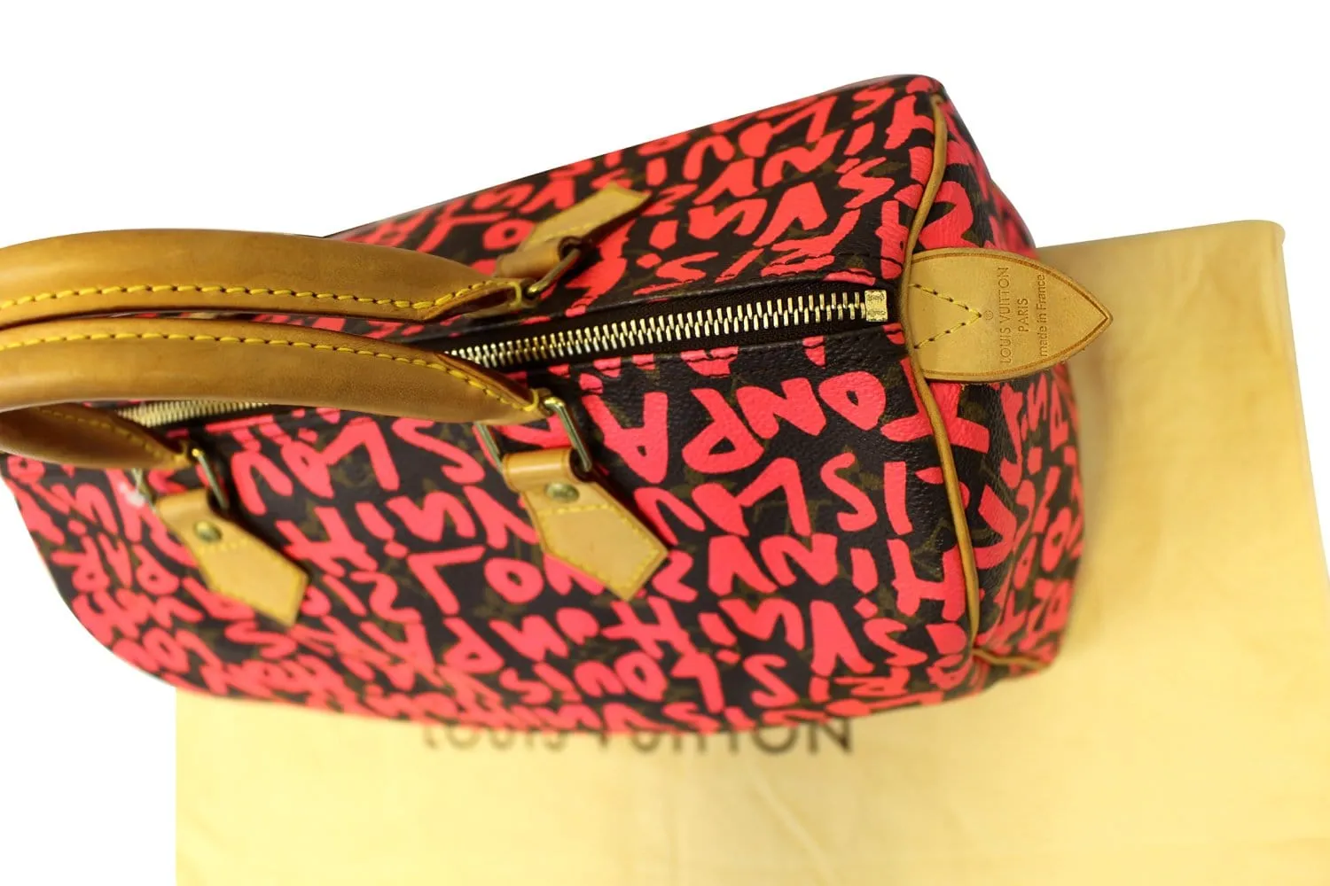 LOUIS VUITTON Monogram Stephen Sprouse Graffiti Speedy 30 Satchel Bag